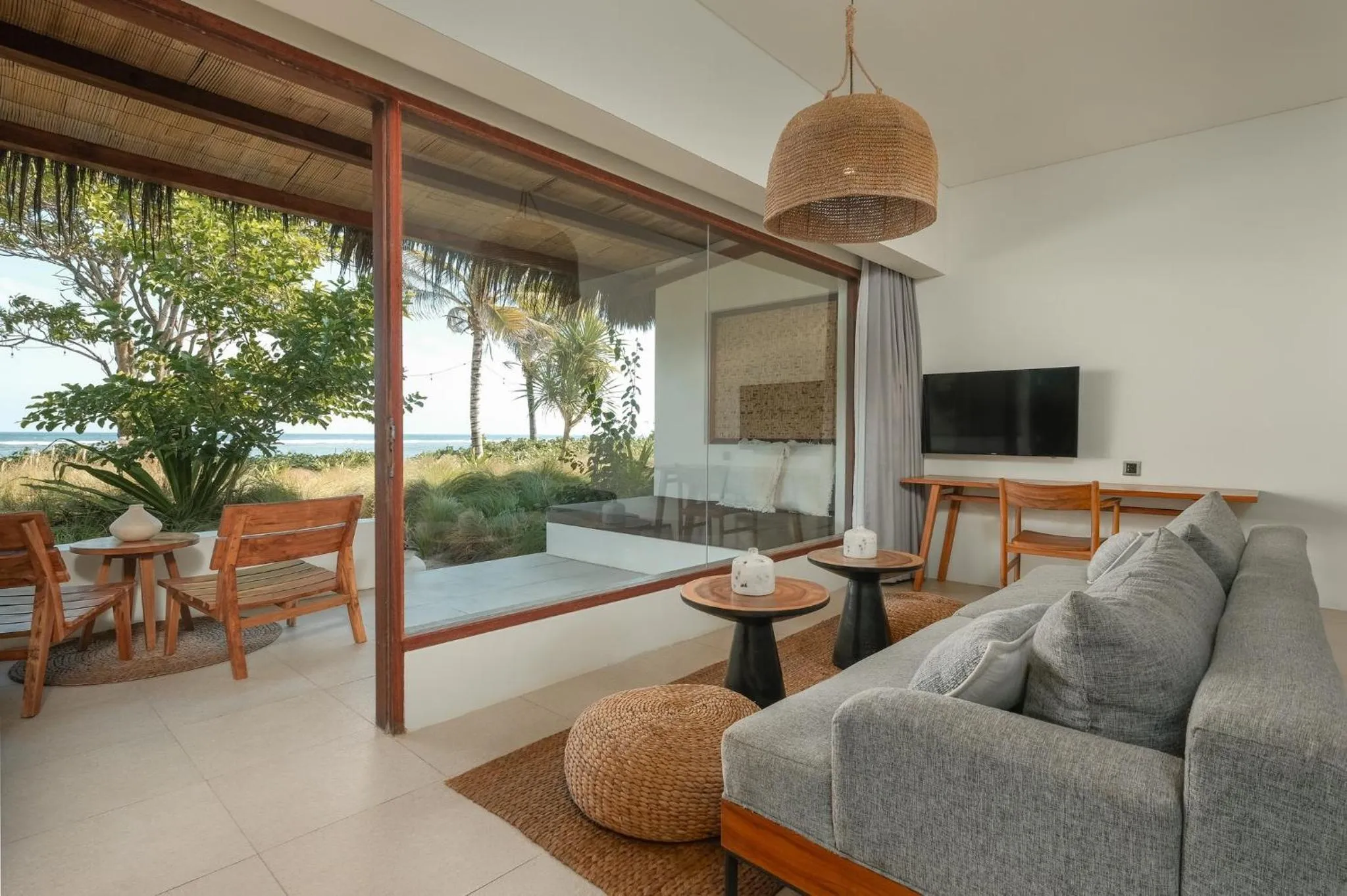 Seating area in Amber Lombok Beach Resort