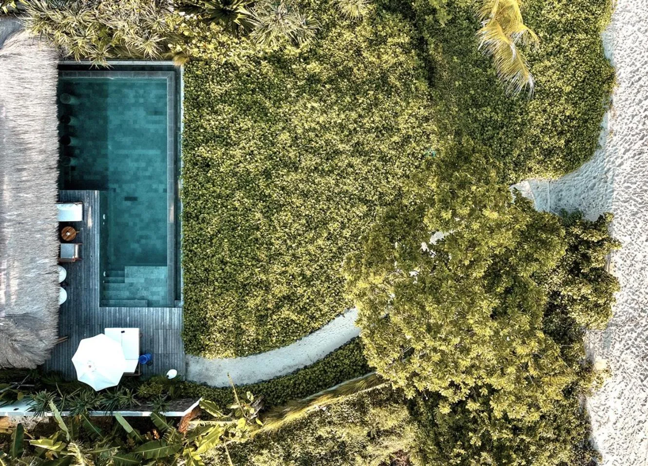 Natural landscape in Amber Lombok Beach Resort