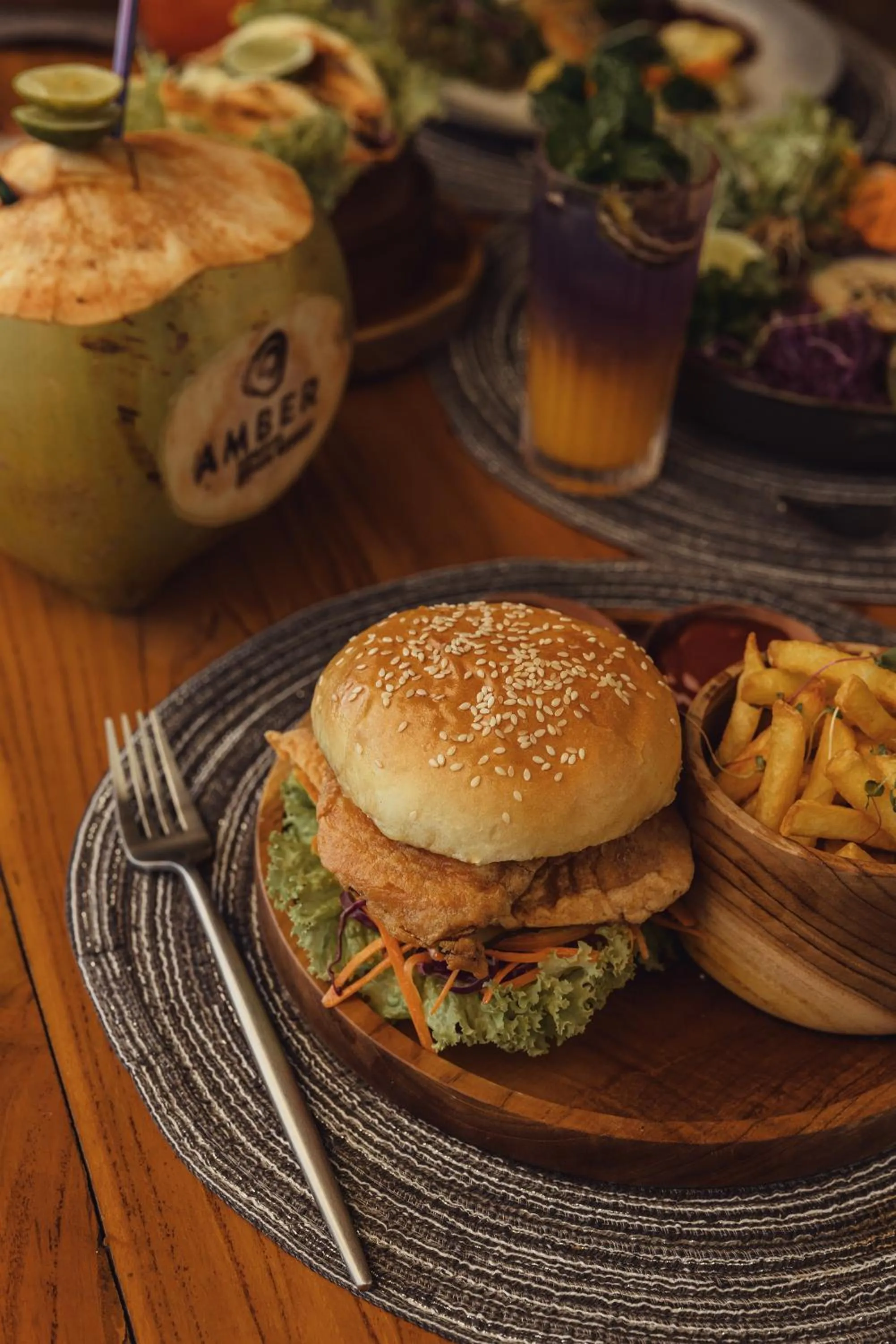 Food in Amber Lombok Beach Resort