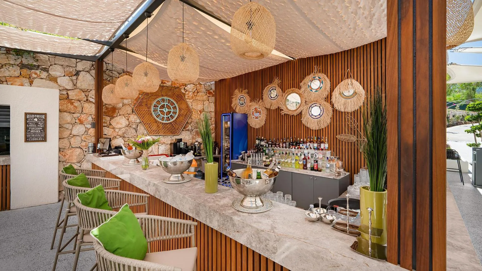 Drinks in The Norm Collection Door'a Bodrum