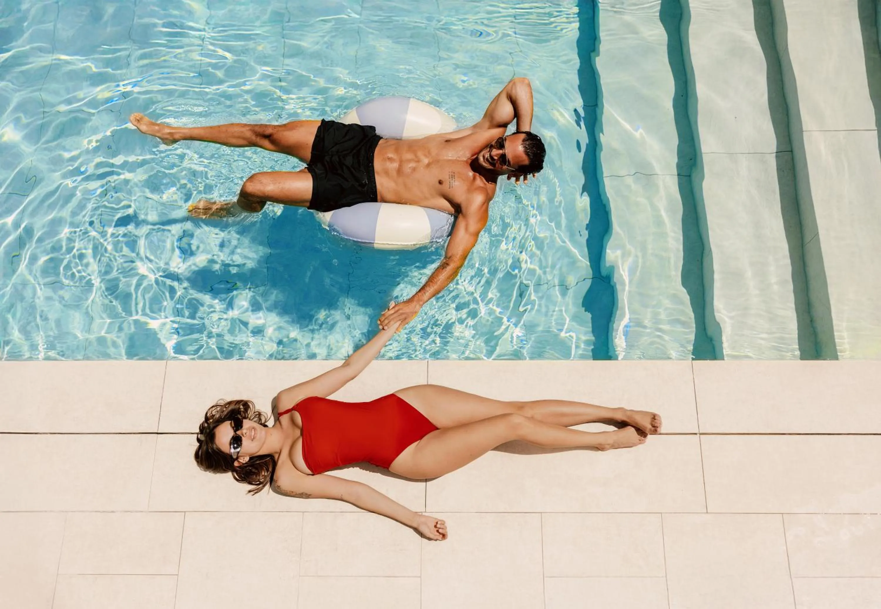 Pool view in Hard Rock Hotel Madrid
