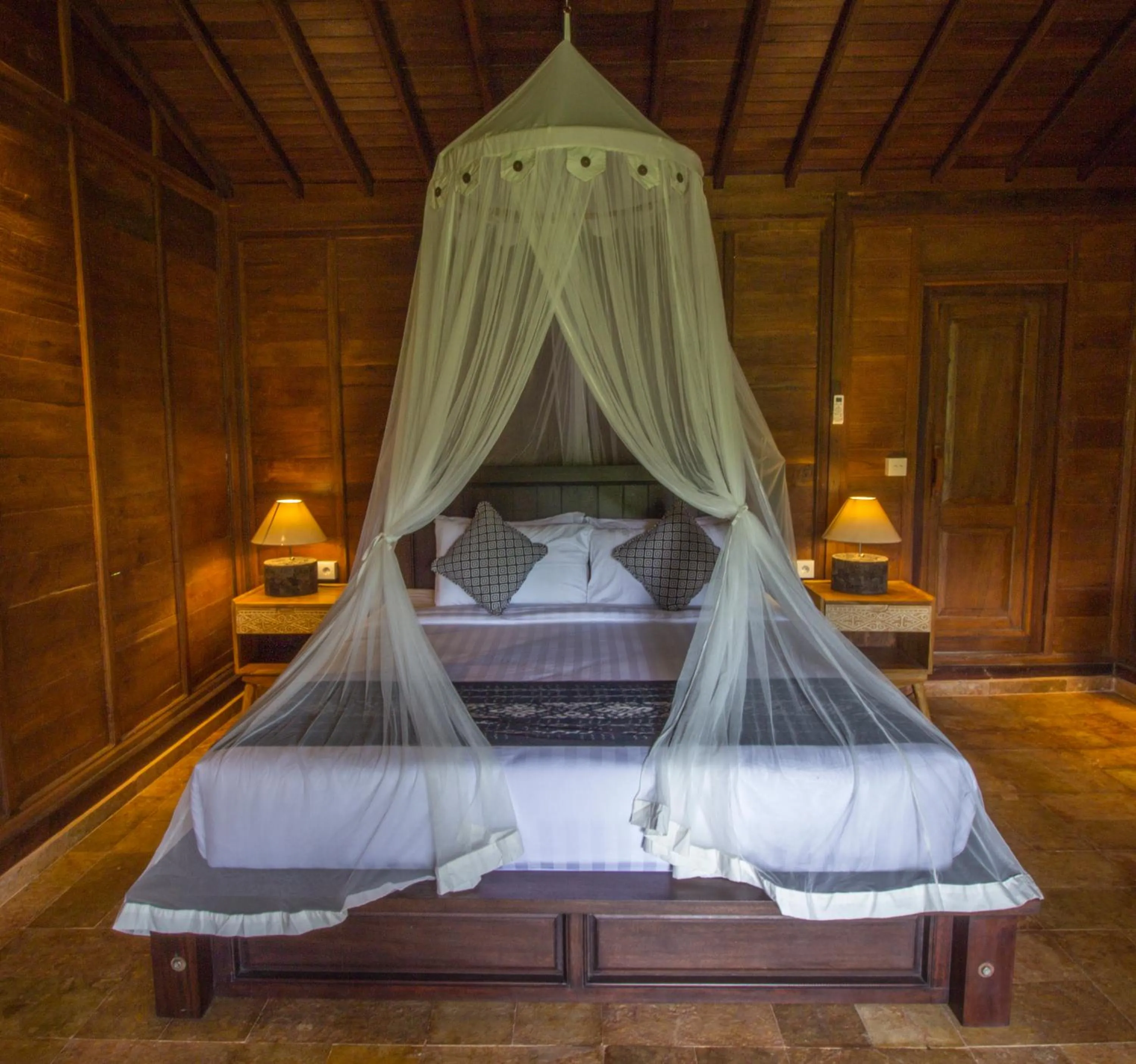 Bed in Sebatu Tulen Villa