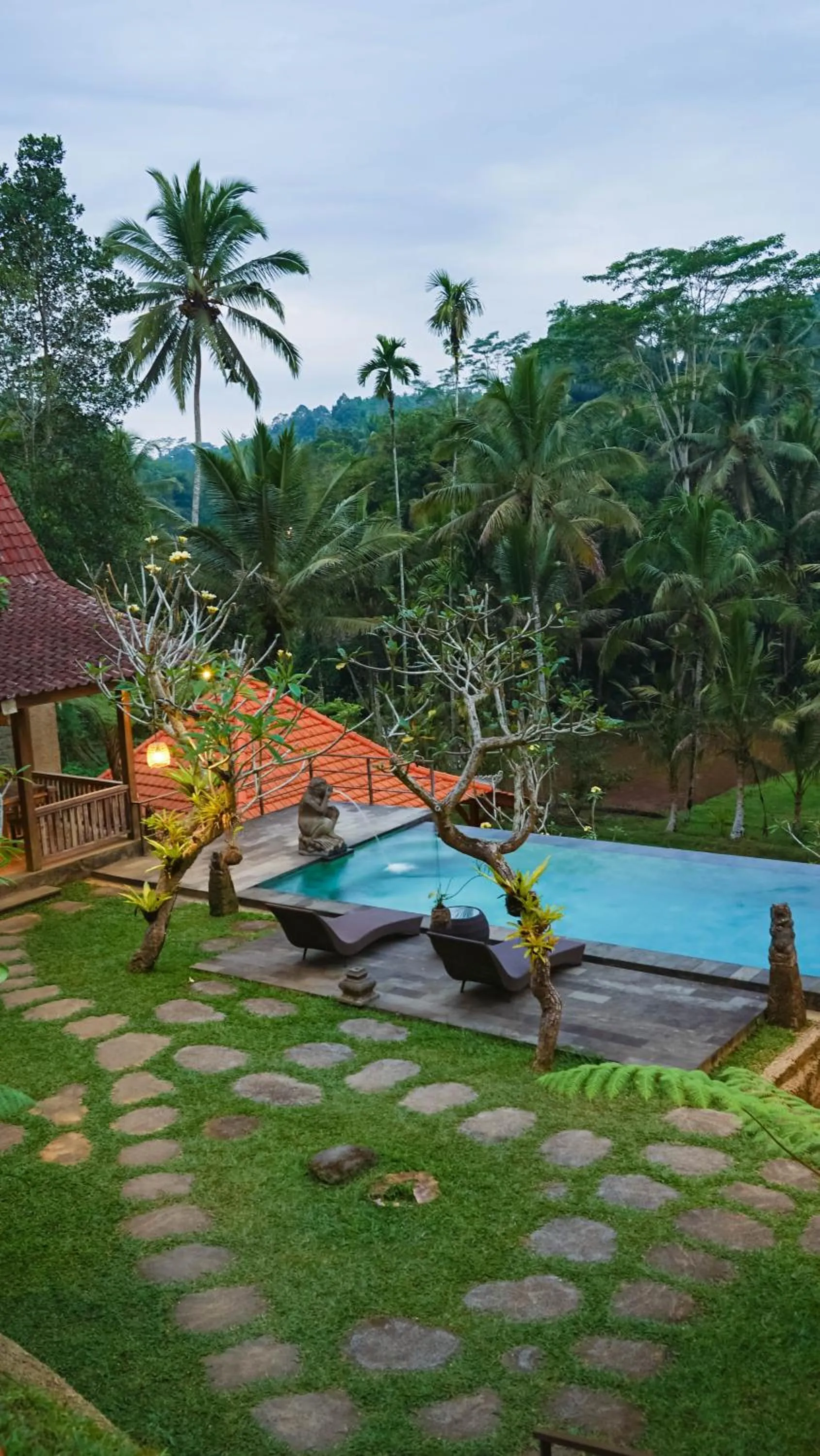 Swimming pool in Sebatu Tulen Villa