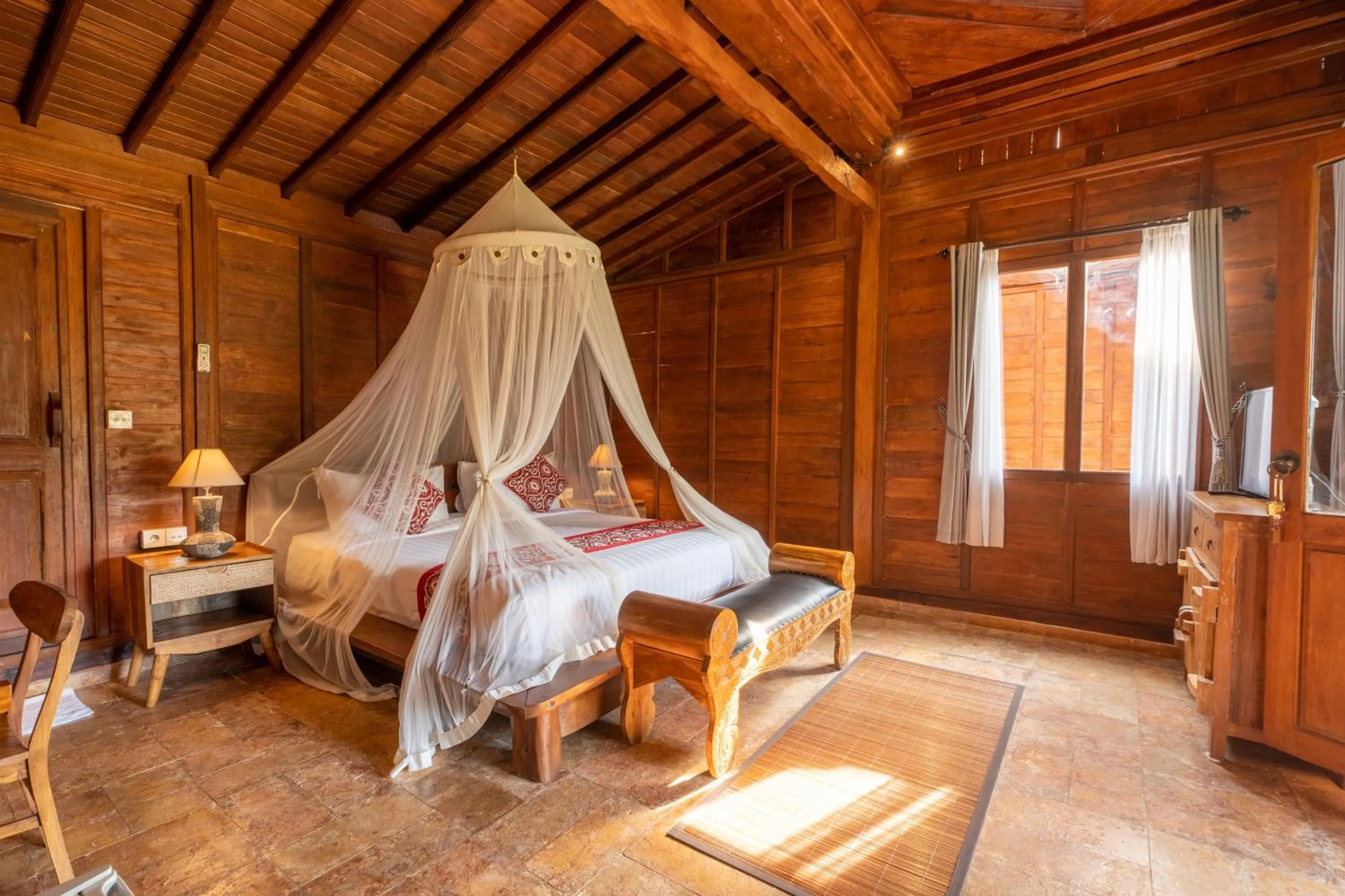 TV and multimedia, Bed in Sebatu Tulen Villa