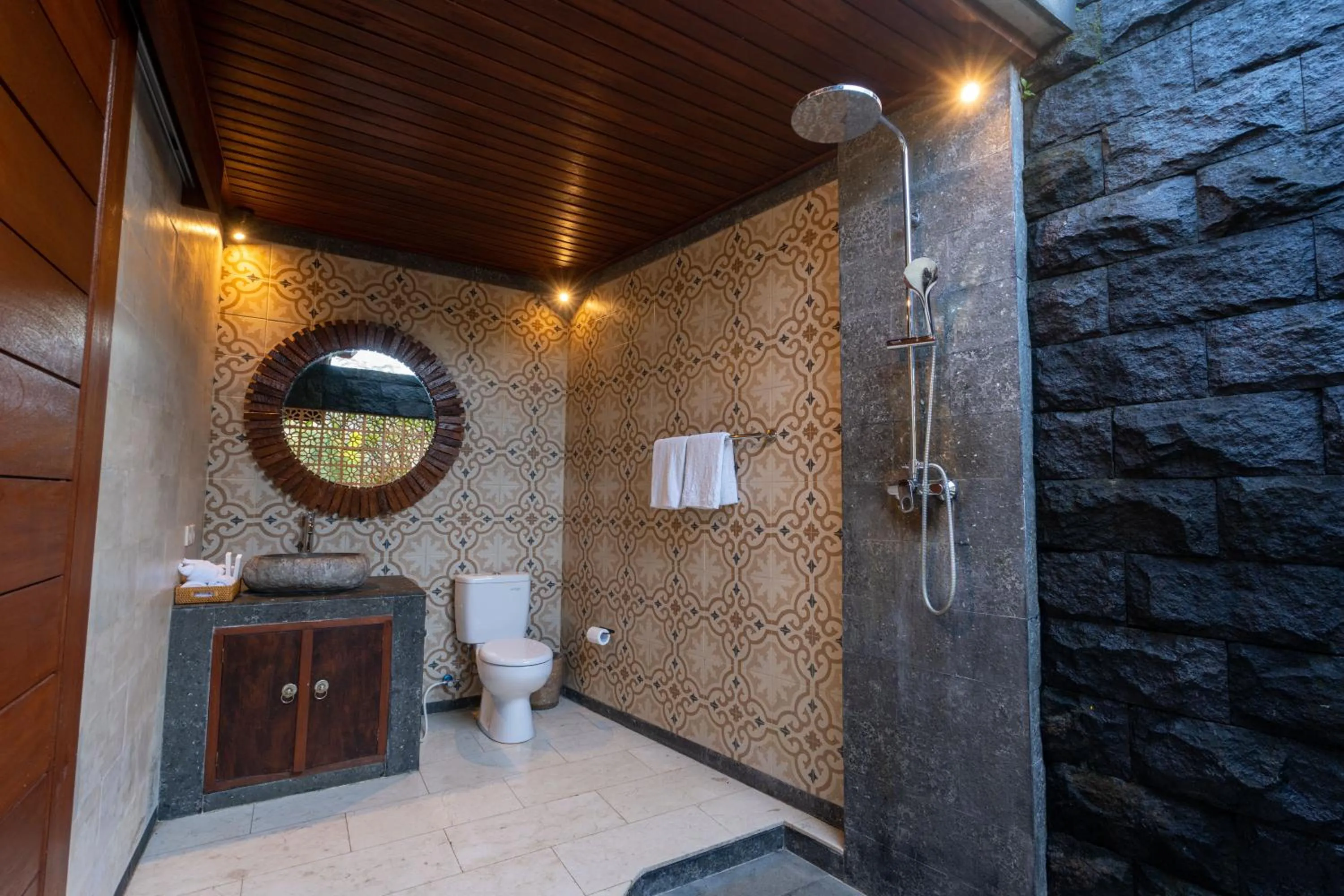 Shower in Sebatu Tulen Villa