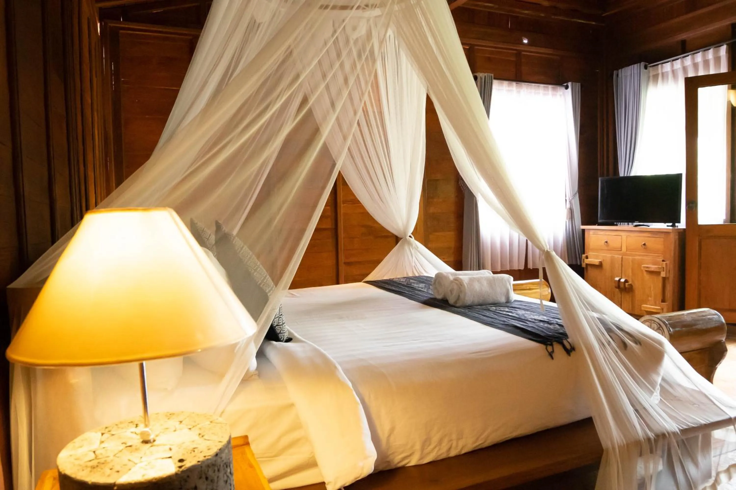 Bed in Sebatu Tulen Villa