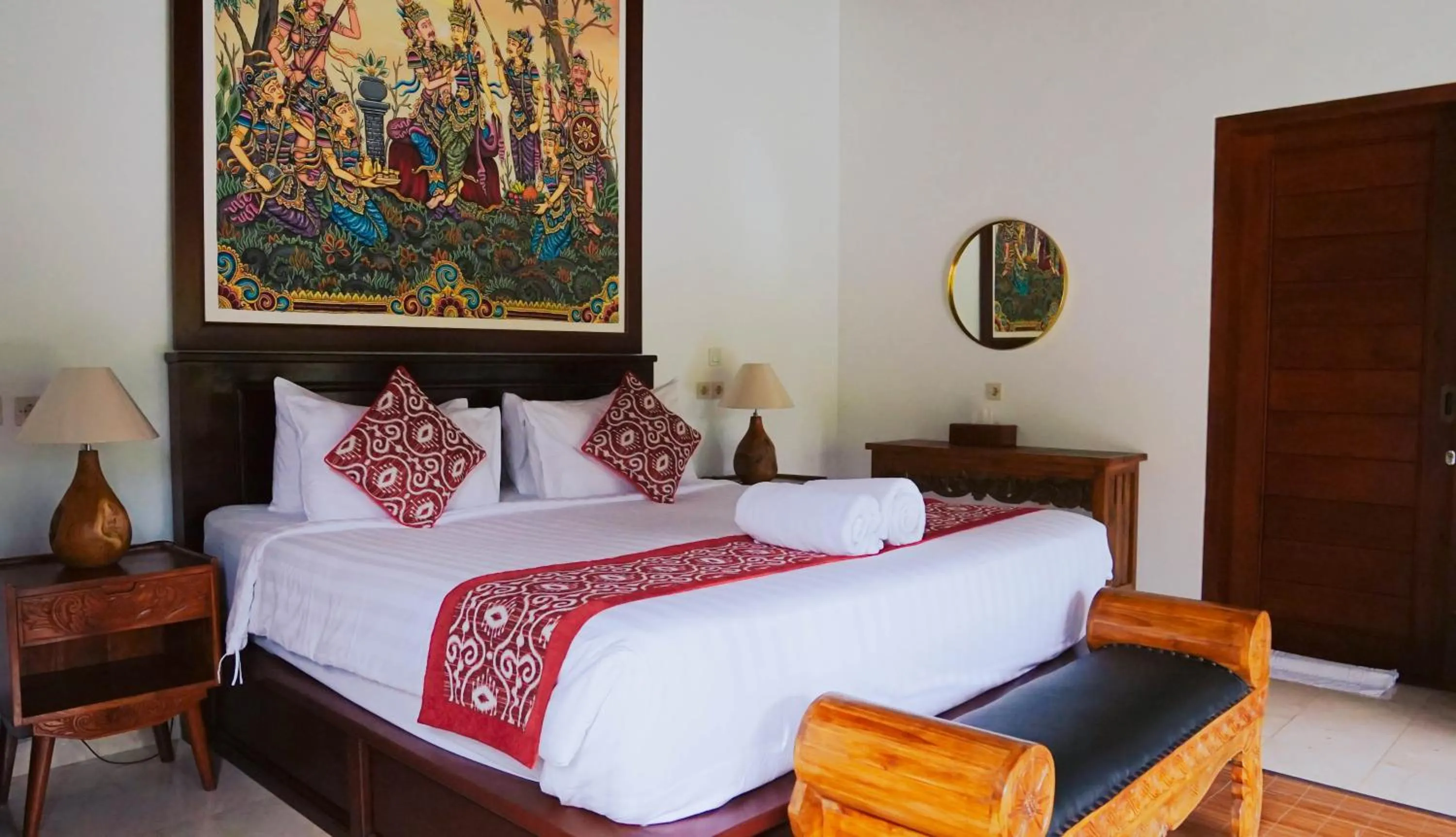 Bed in Sebatu Tulen Villa