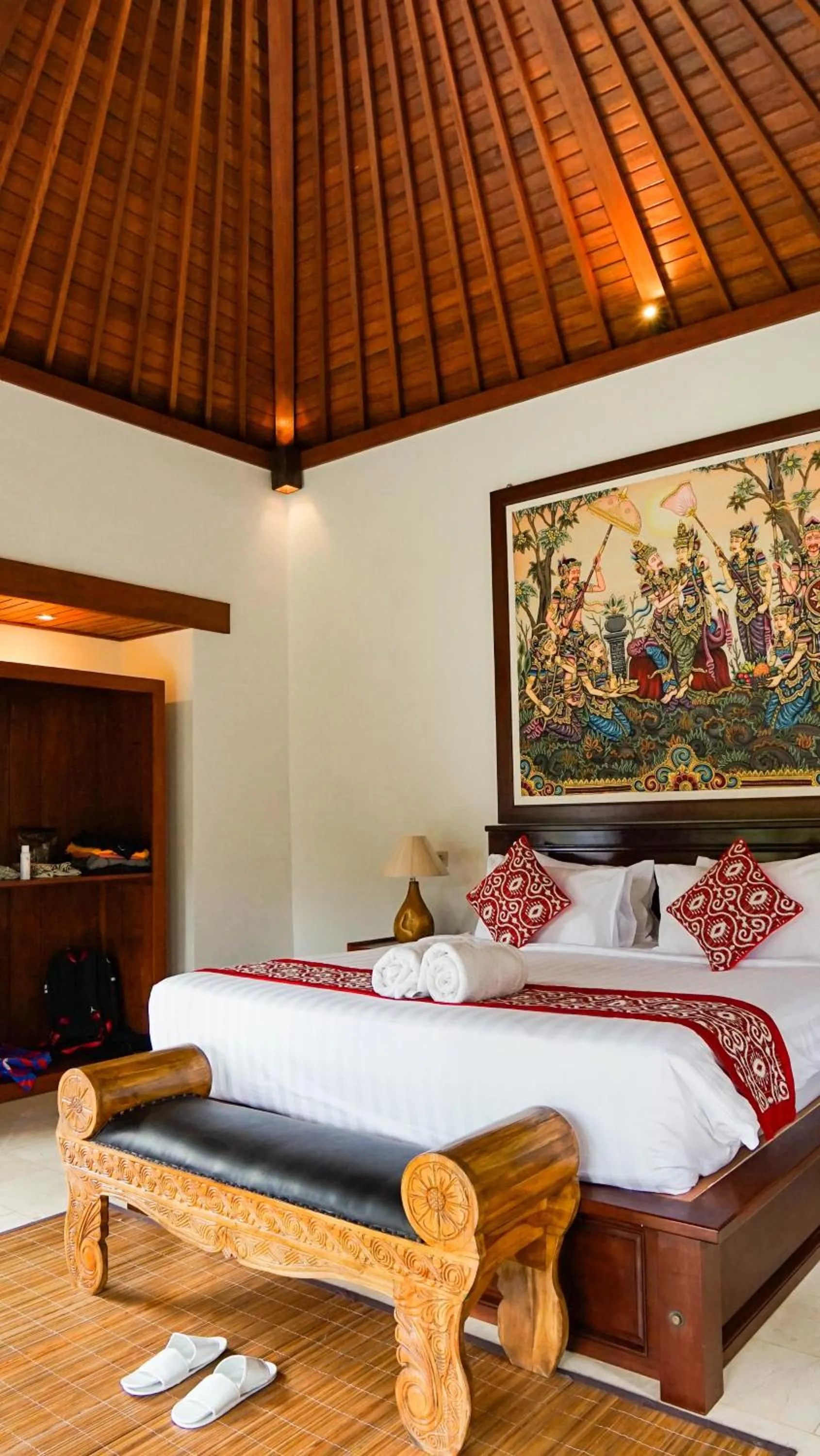 Bed in Sebatu Tulen Villa