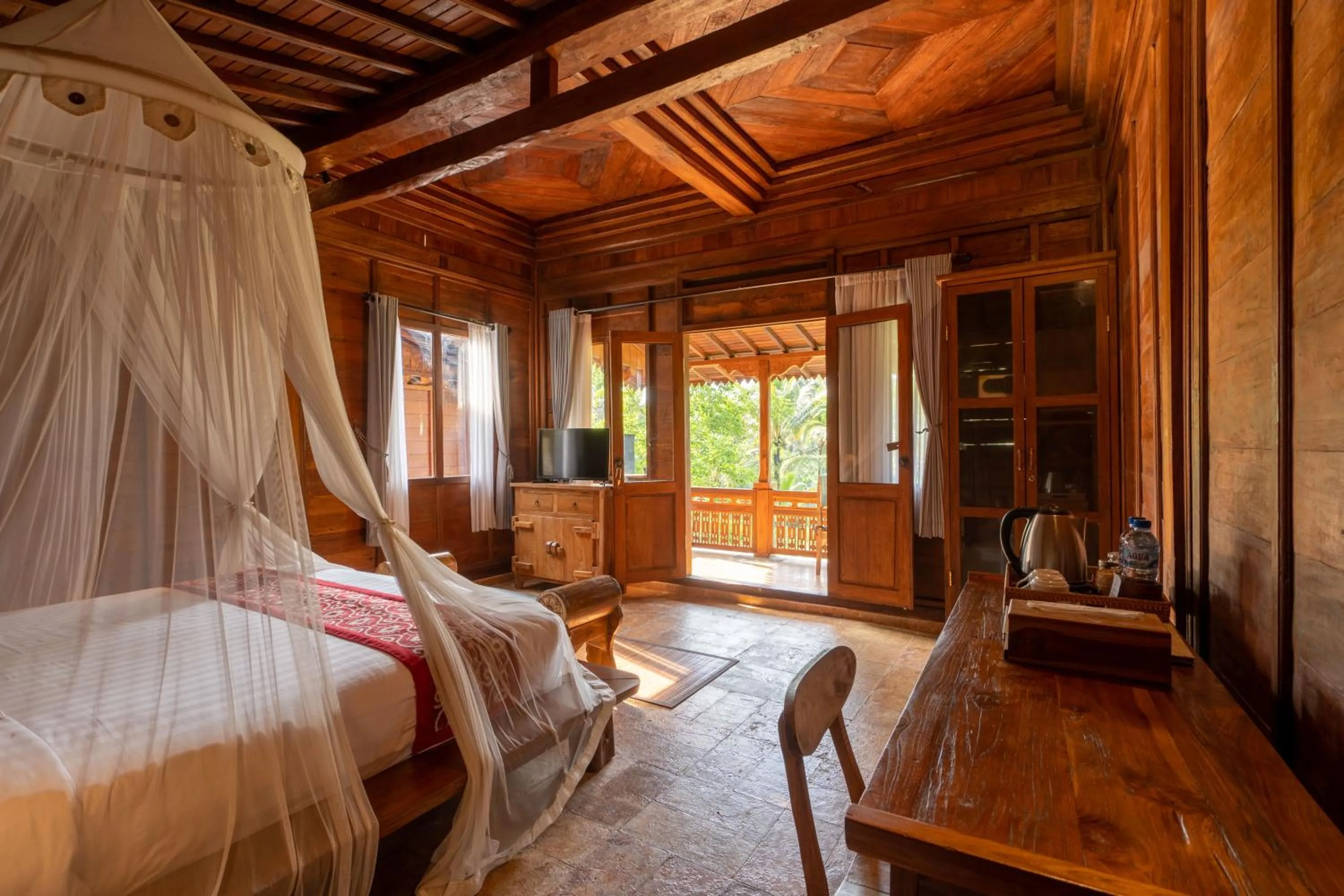 Living room, Bed in Sebatu Tulen Villa
