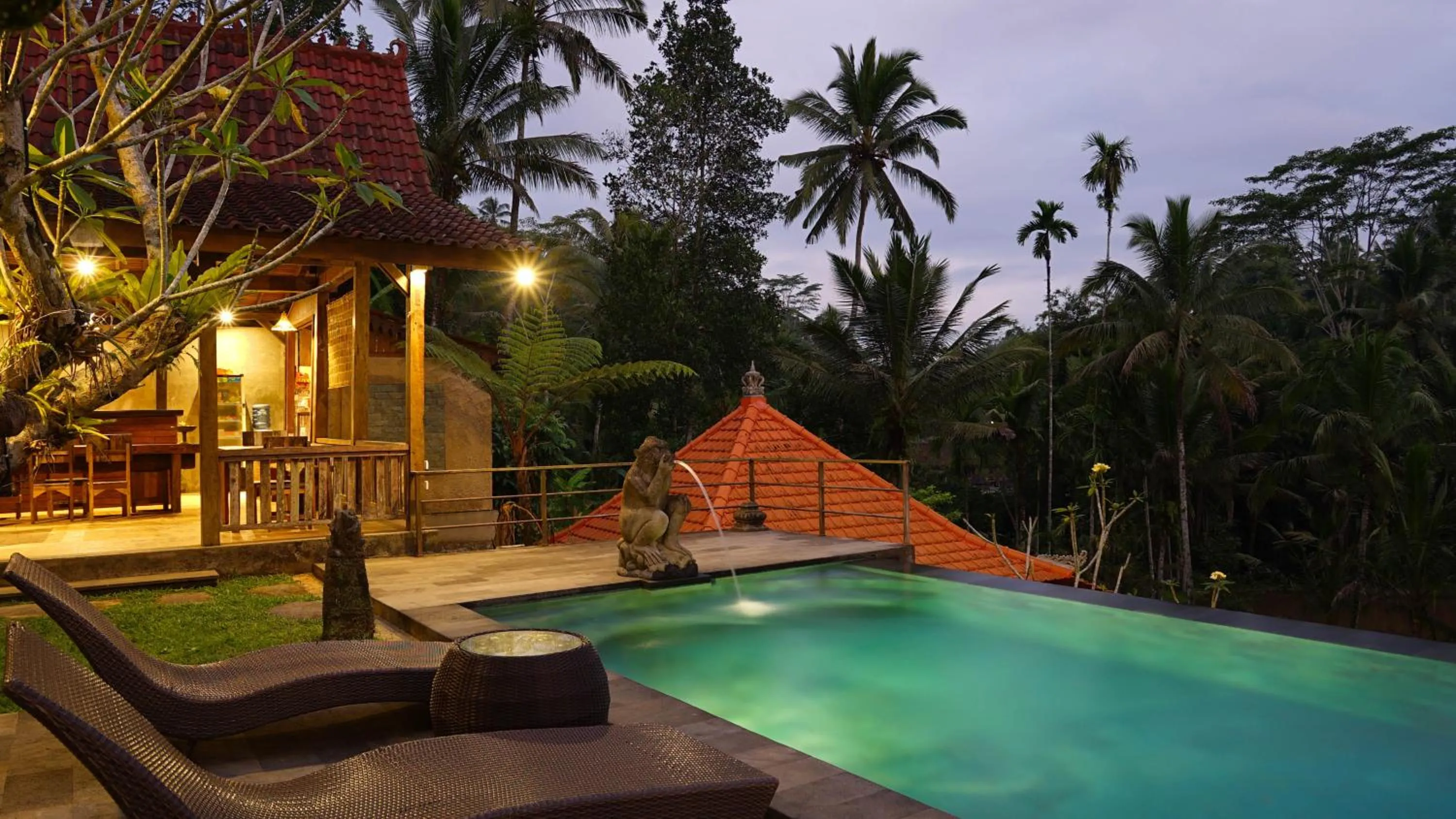 Swimming pool in Sebatu Tulen Villa