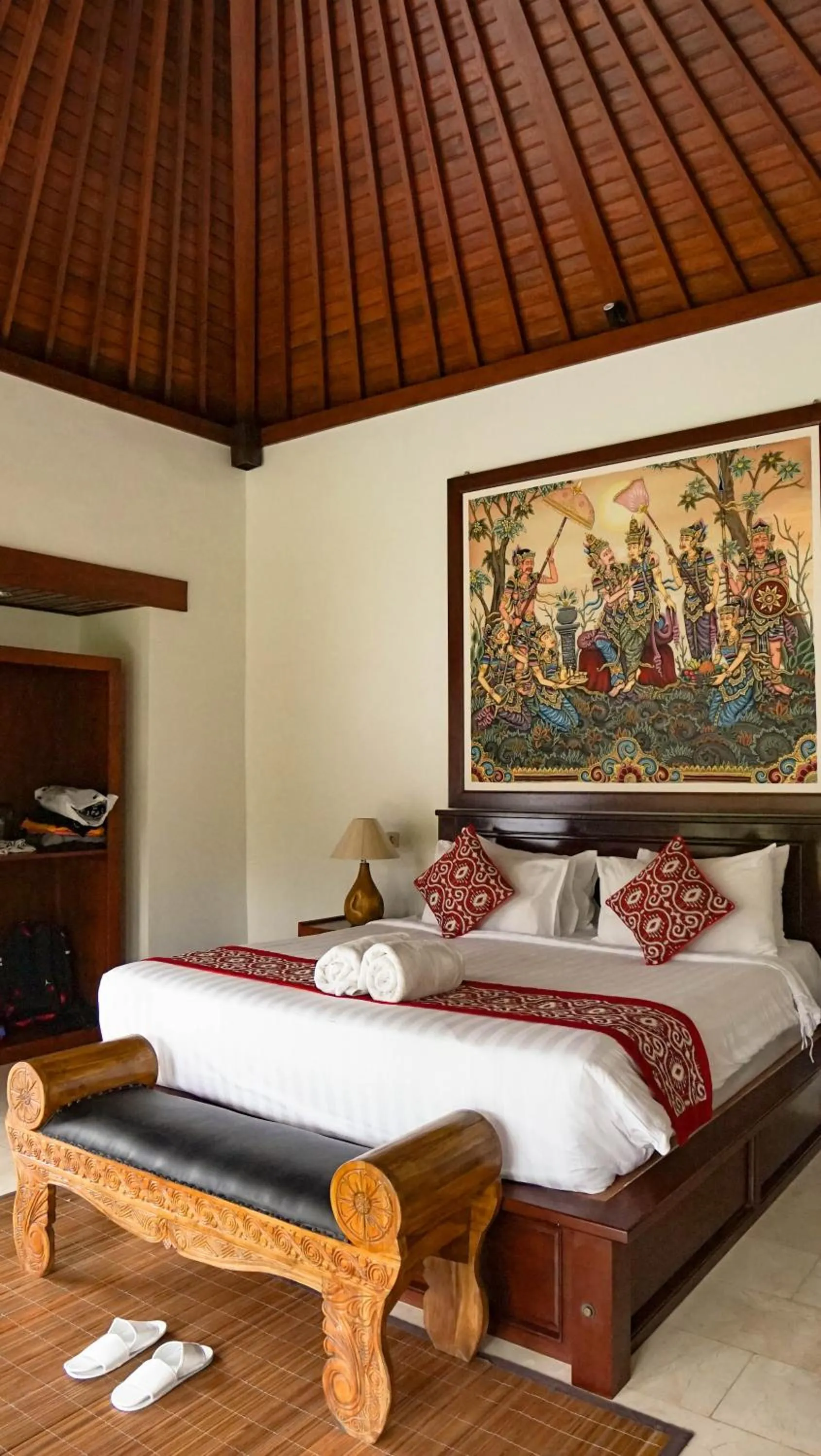 Bed in Sebatu Tulen Villa