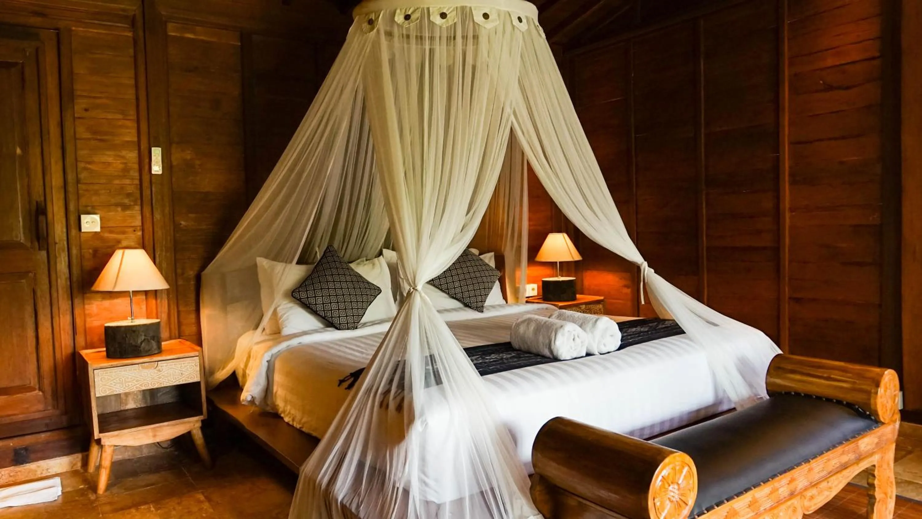 Bed in Sebatu Tulen Villa