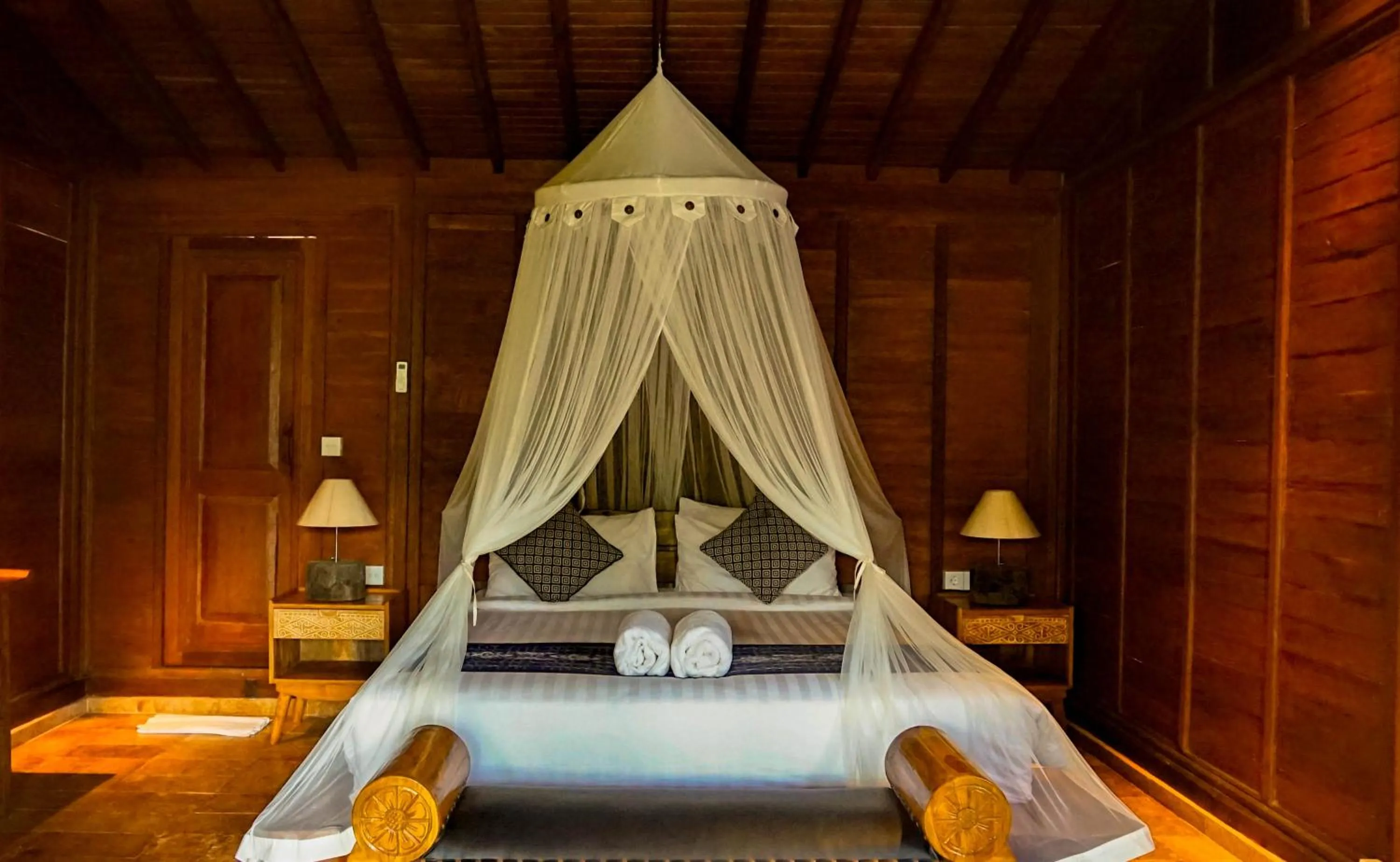 Bed in Sebatu Tulen Villa