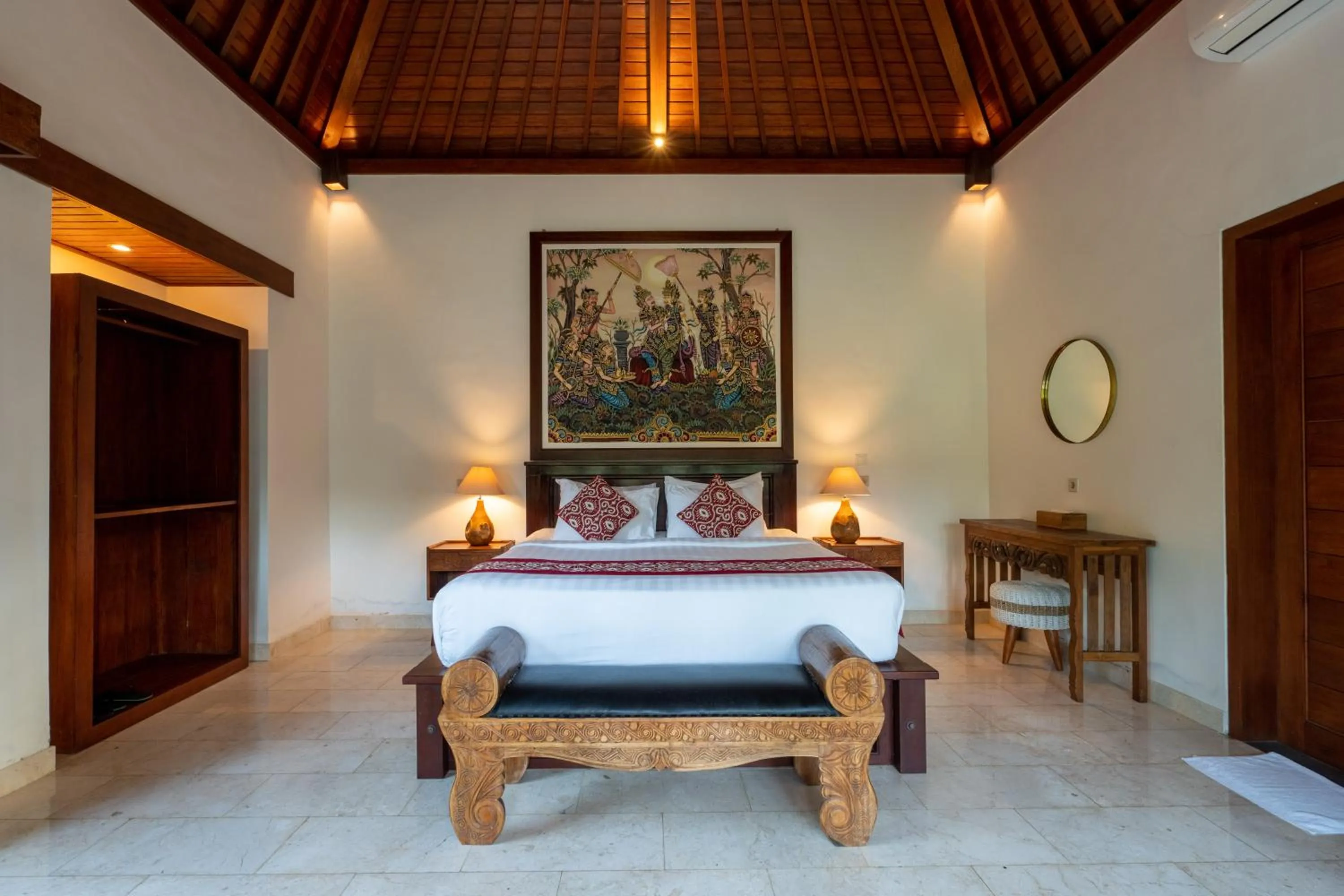 Bed in Sebatu Tulen Villa