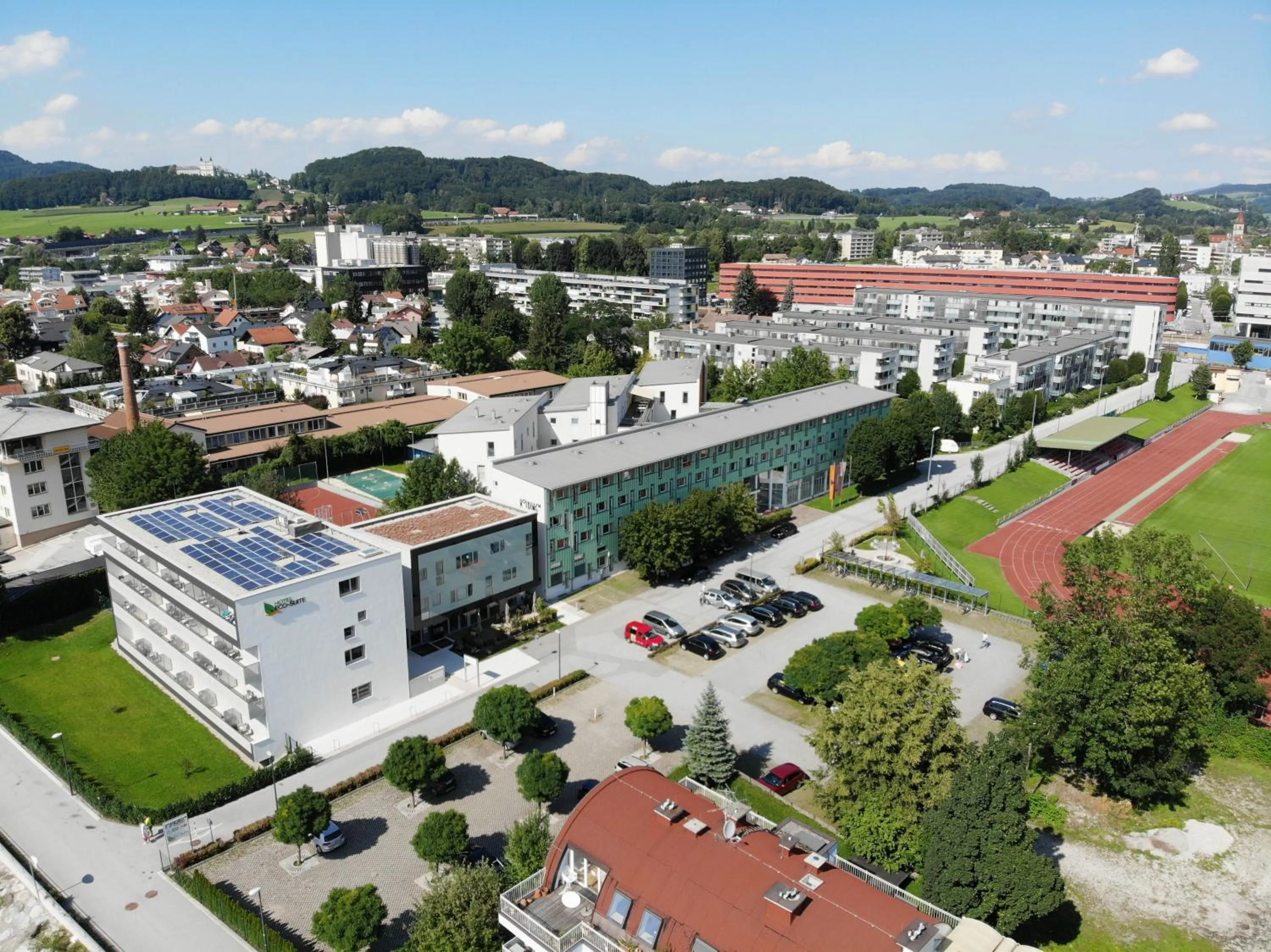 Bird's eye view in Kolpinghaus Salzburg - SommerHOSTEL