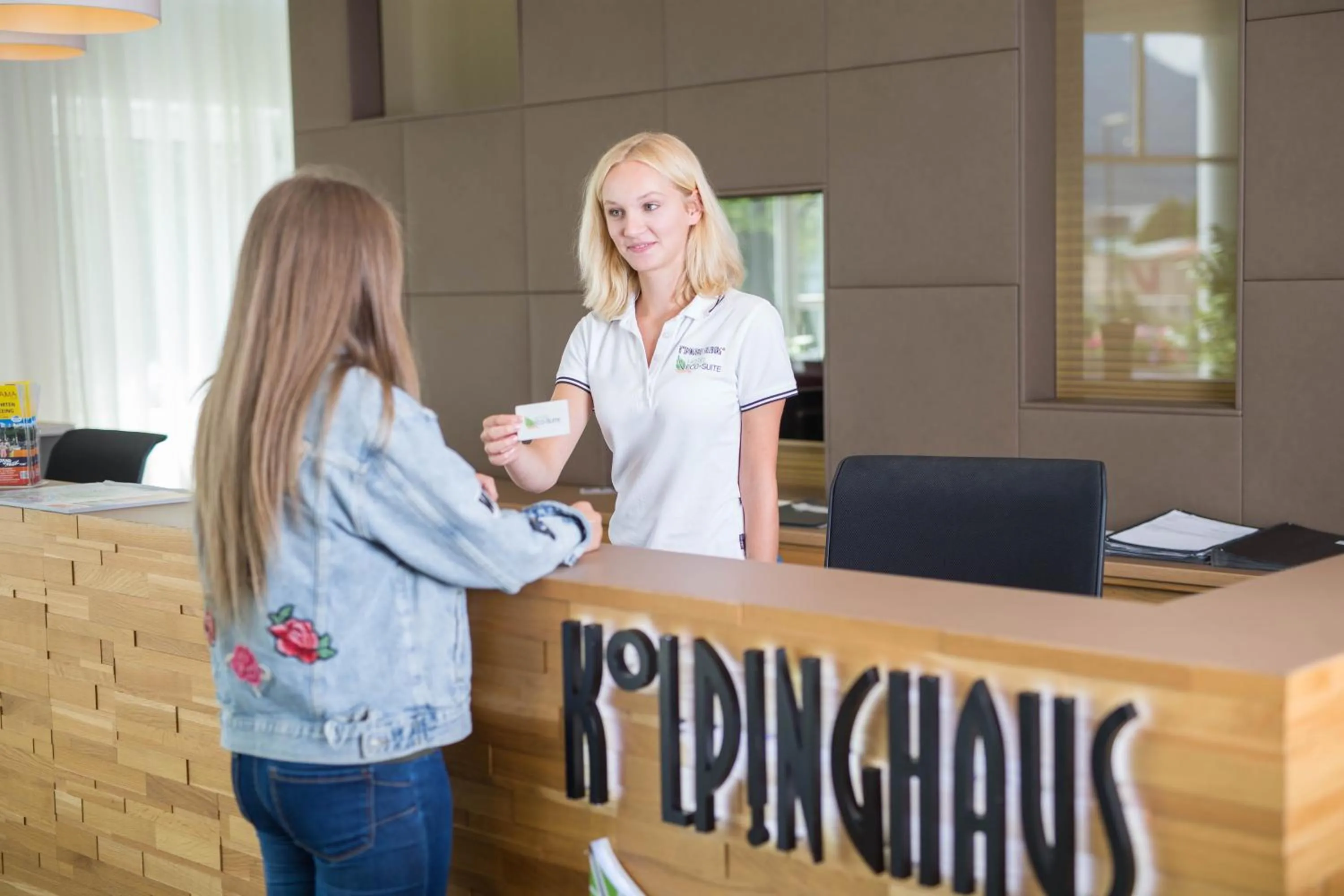 Lobby or reception in Kolpinghaus Salzburg - SommerHOSTEL
