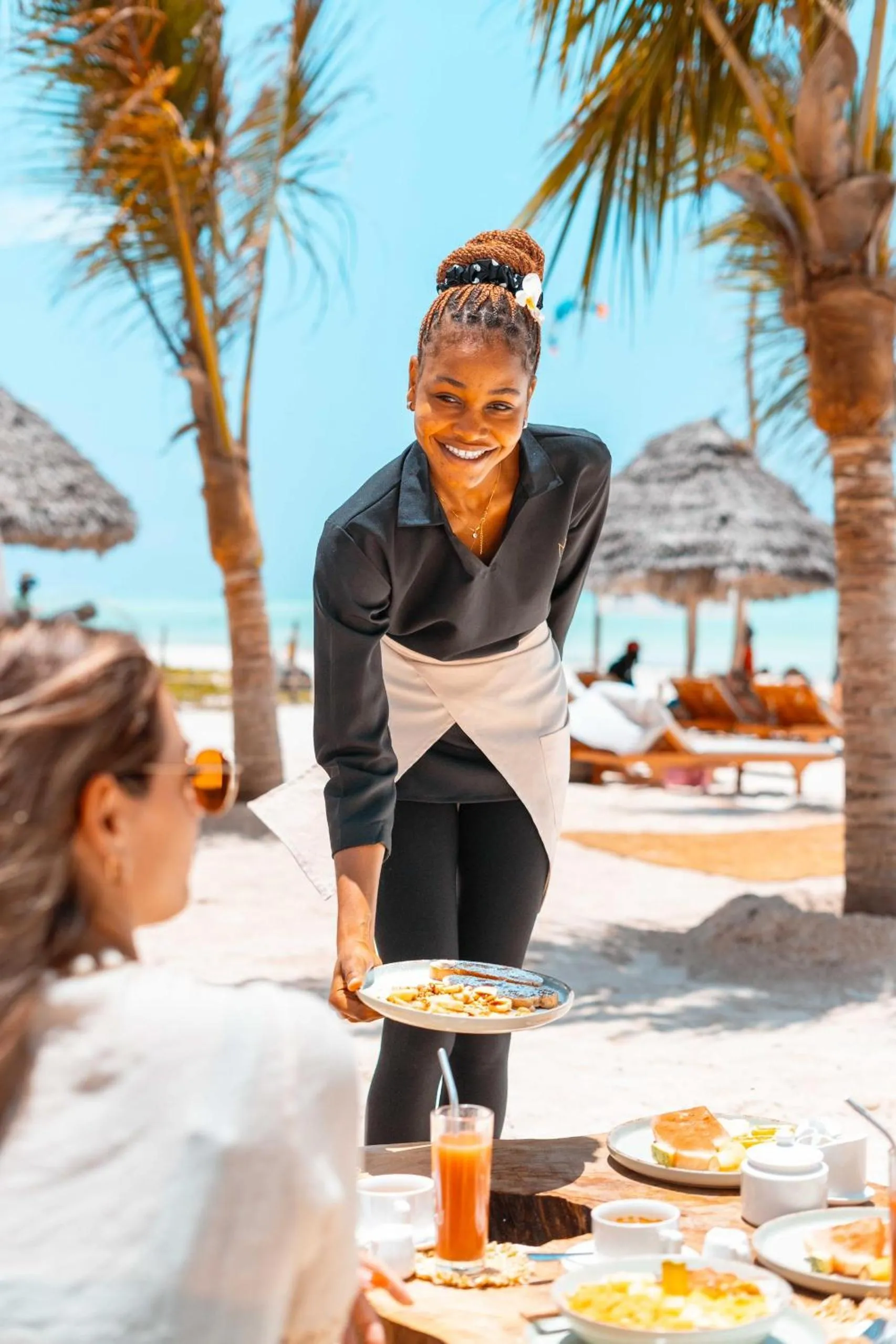 People in Maisha Matamu Boutique