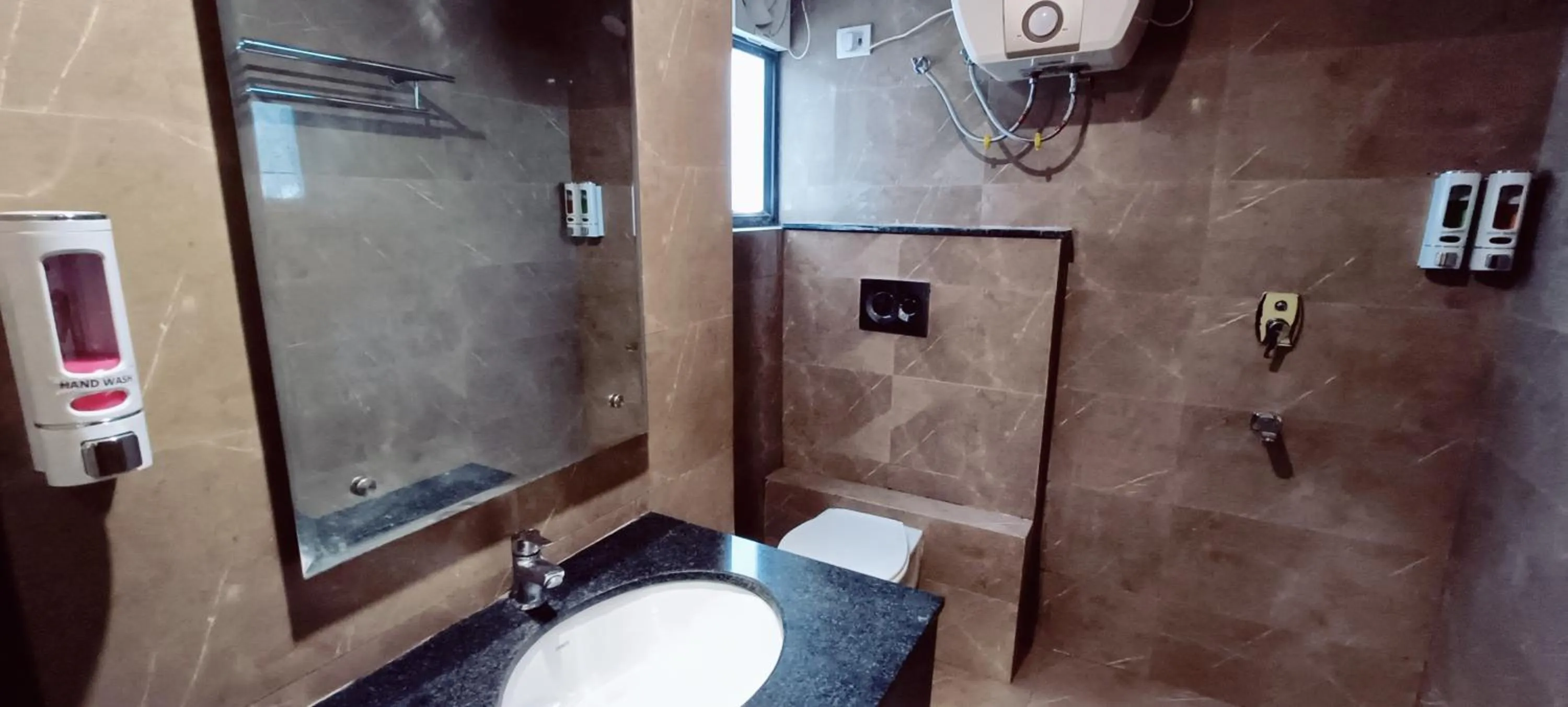 Shower in Mayda Inn- A Boutique Hotel
