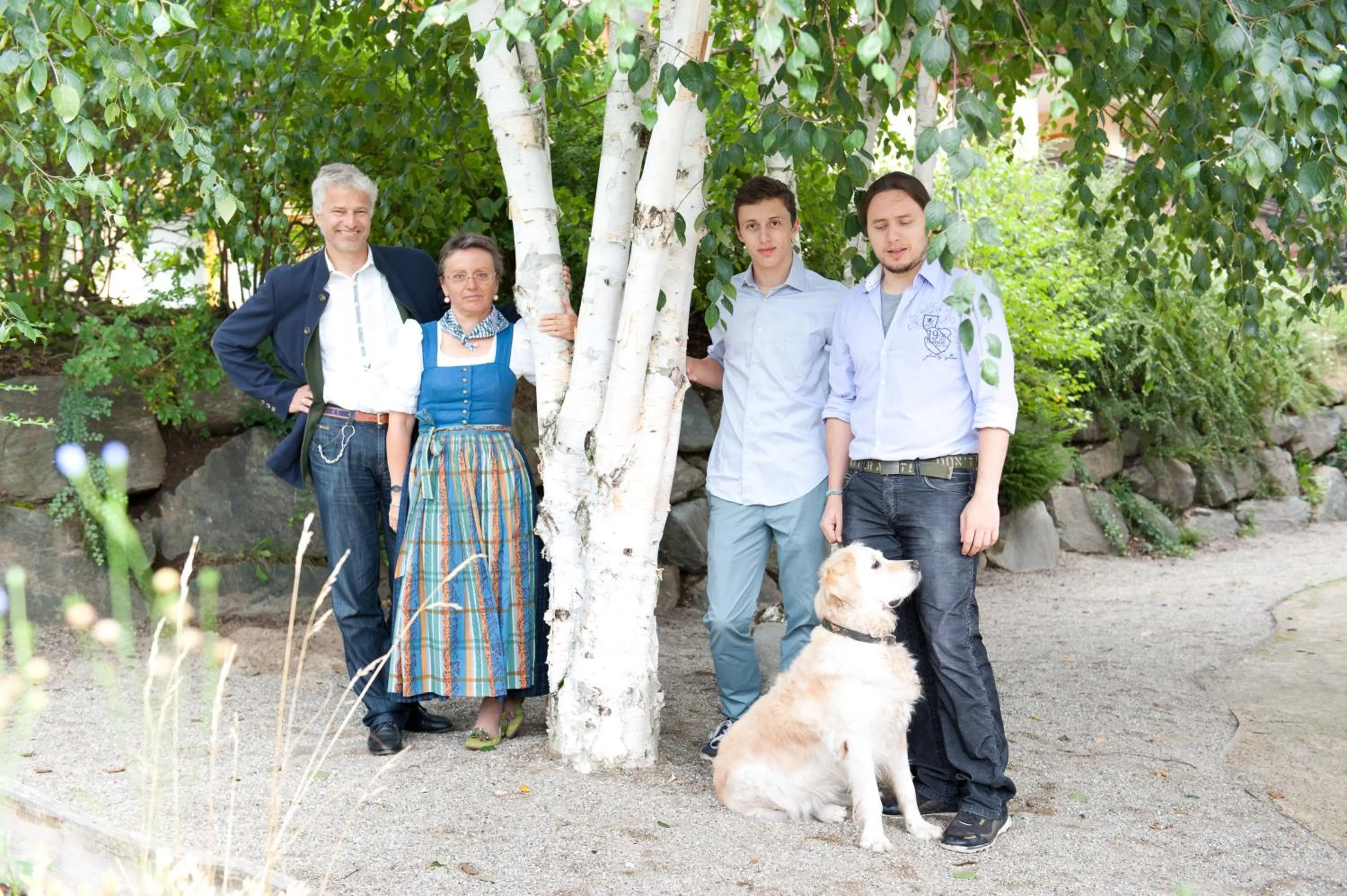 Garden in Naturhotel Ortners Eschenhof