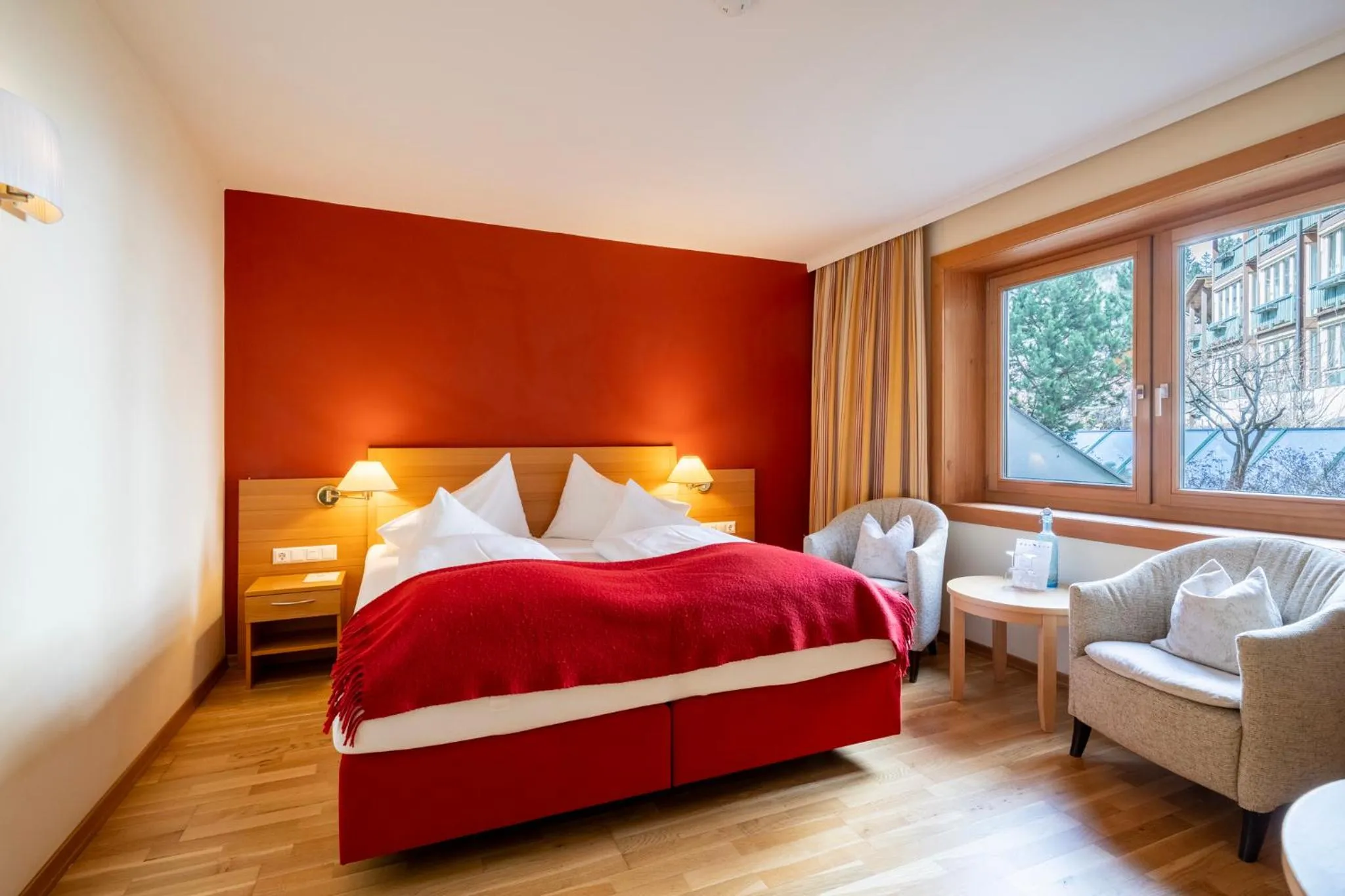 Bedroom, Bed in Naturhotel Ortners Eschenhof