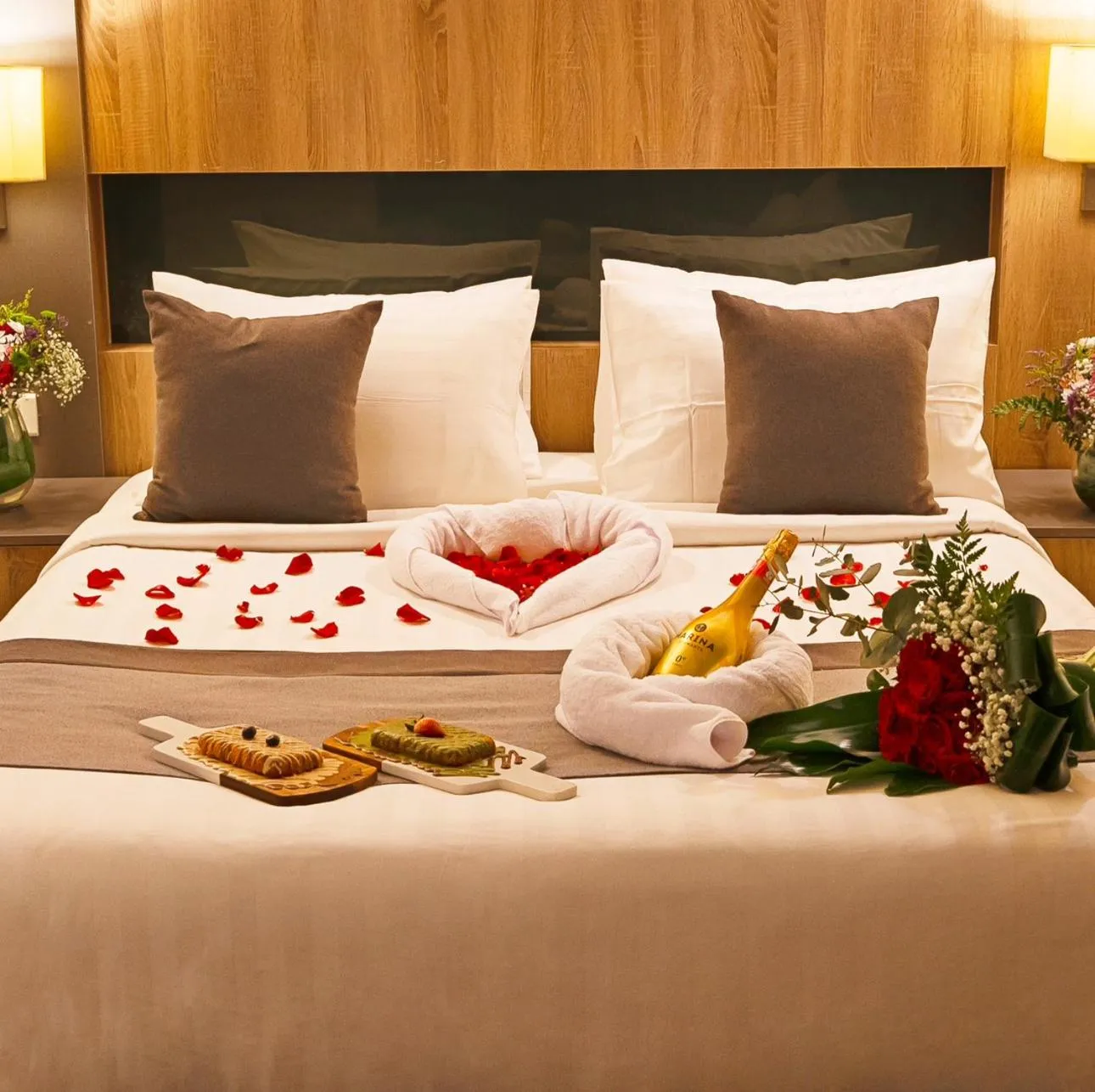 Food and drinks, Bed in Laten Suites Prince Sultan