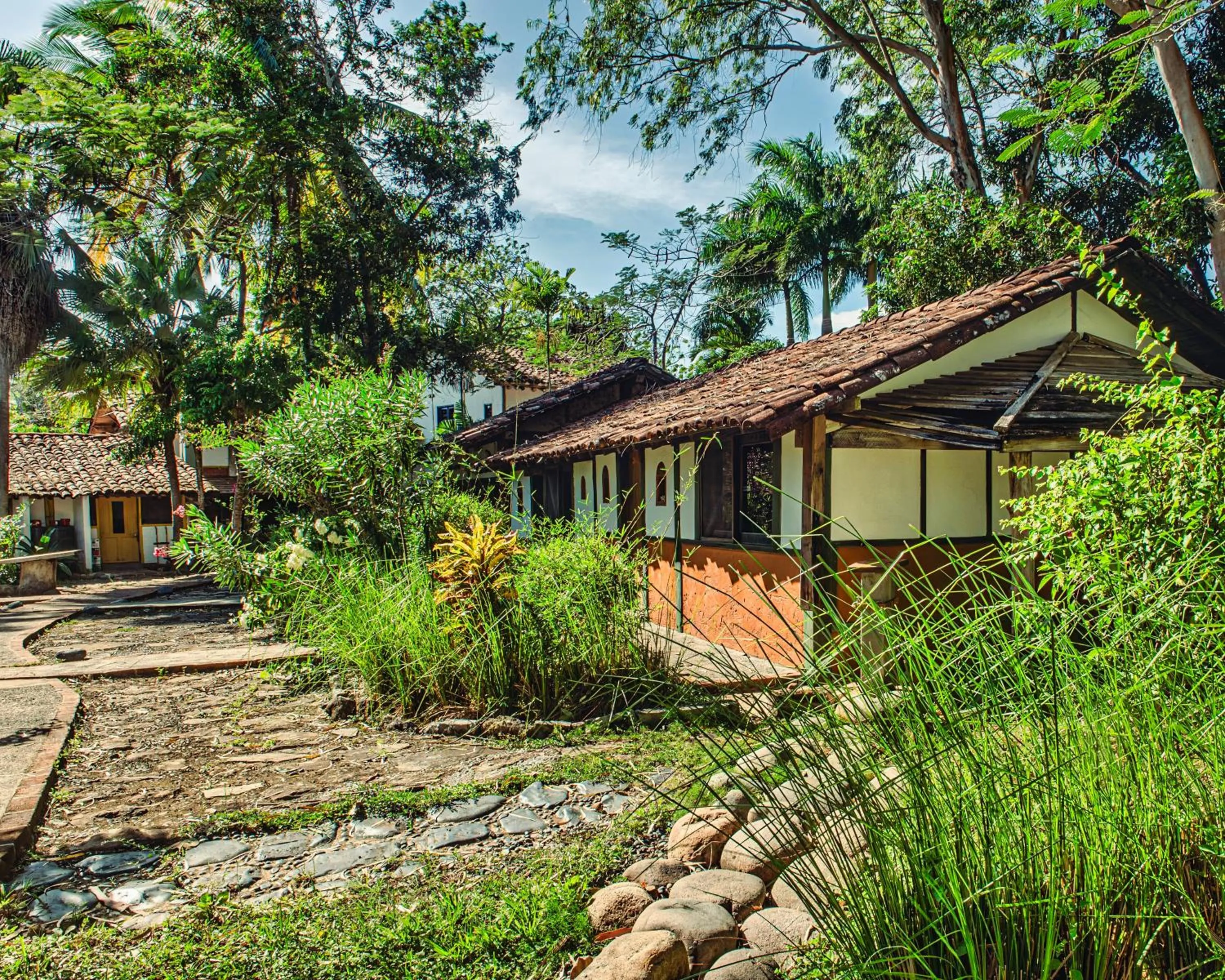 Garden view in Hotel Posada Los Destiladeros