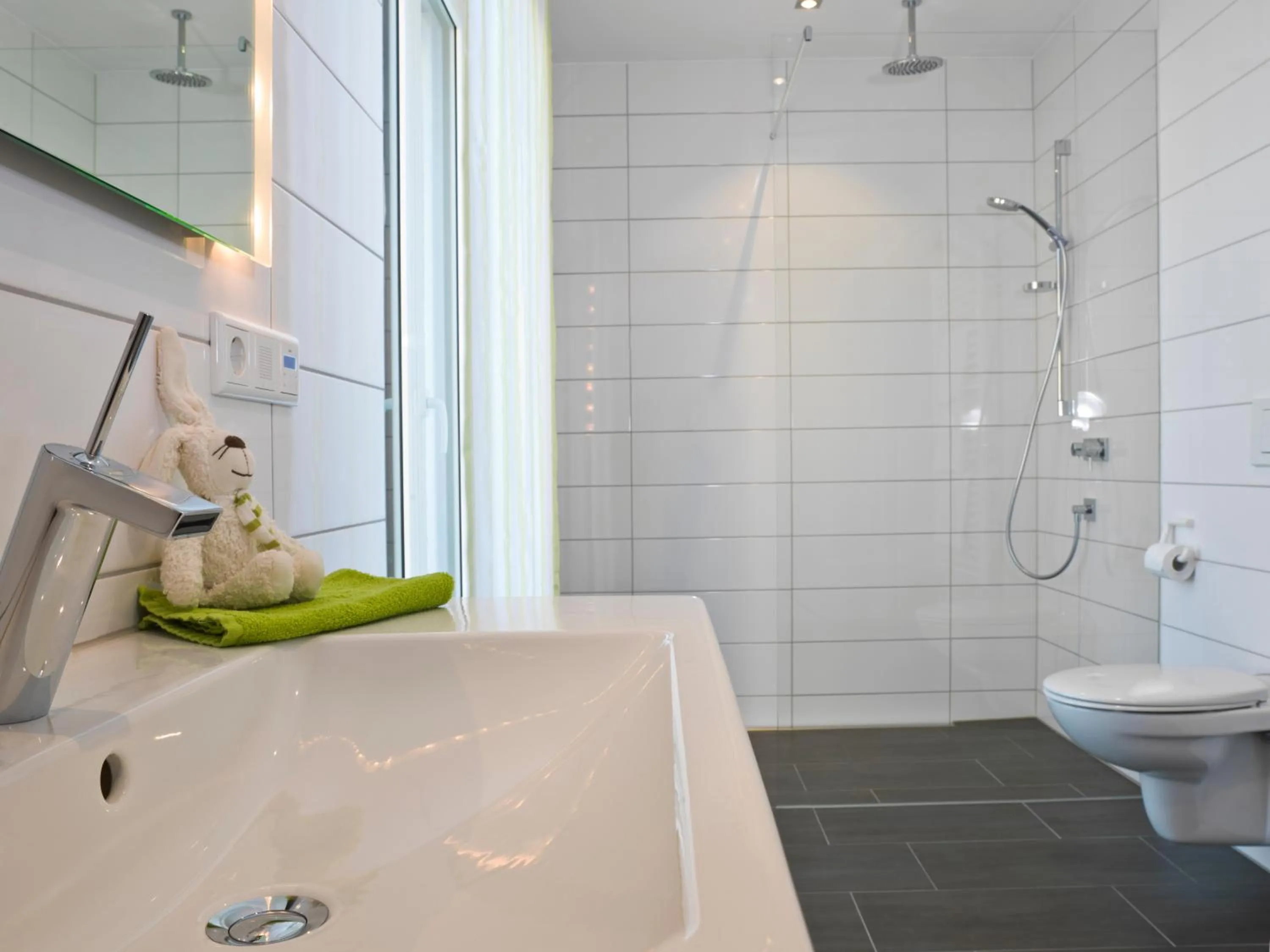 Shower in Landhaus Altmuehltal