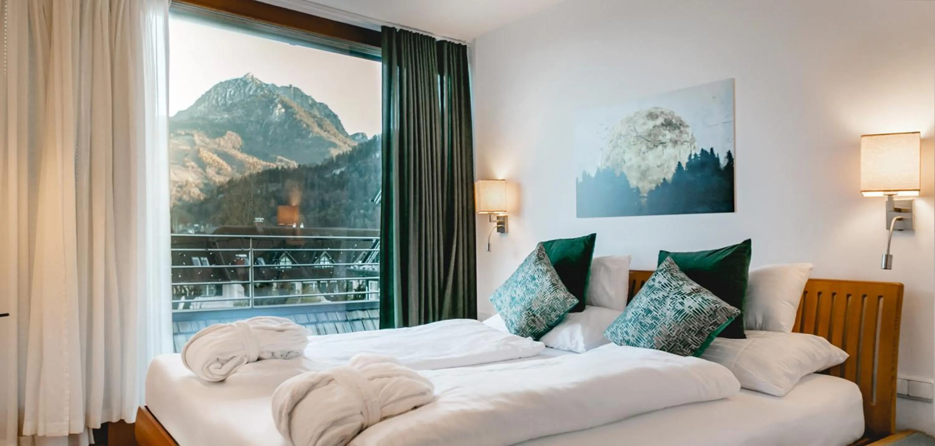 Bed in Seehotel Brandauer's Villen