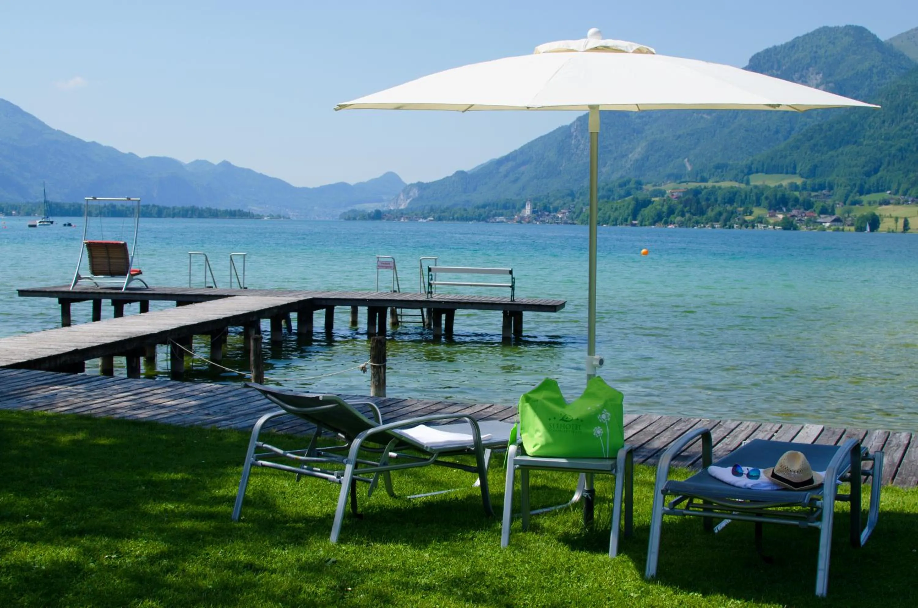 Lake view in Seehotel Brandauer's Villen