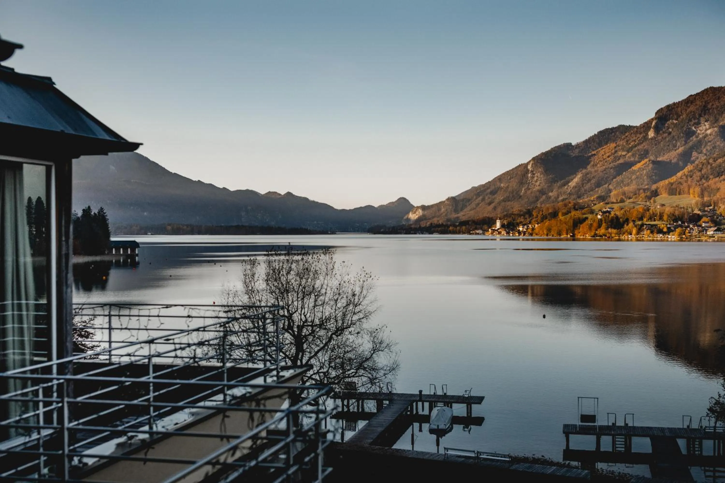 Lake view in Seehotel Brandauer's Villen