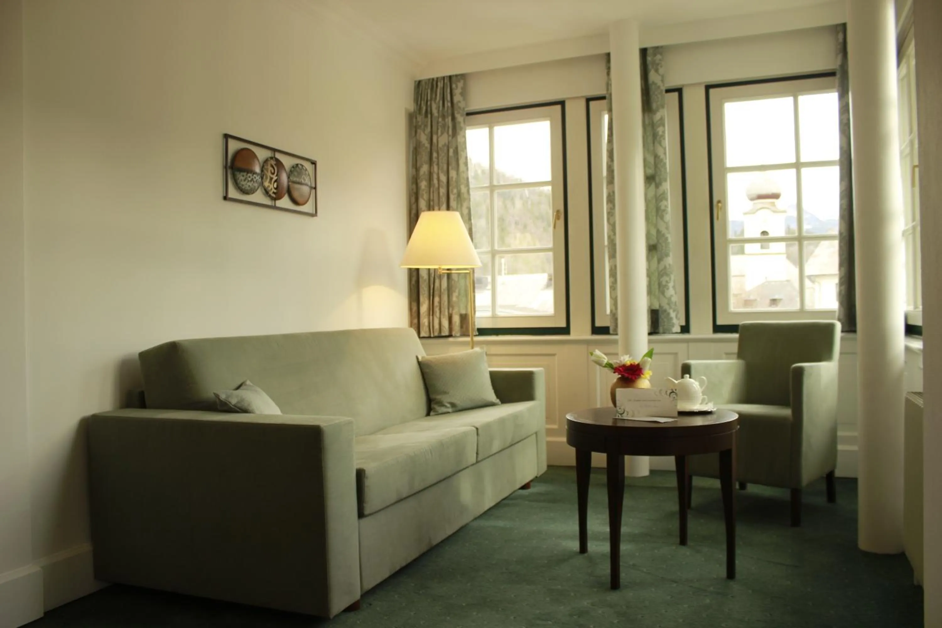 Living room in Seehotel Brandauer's Villen