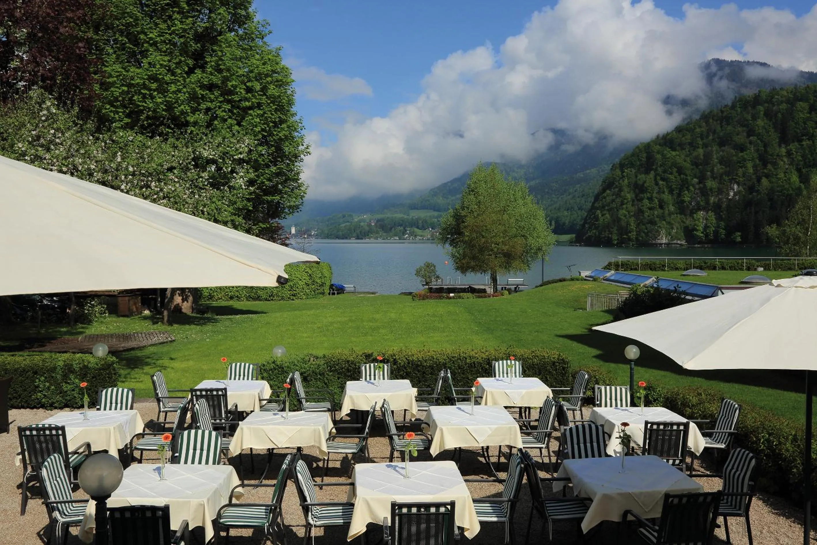 Patio in Seehotel Brandauer's Villen