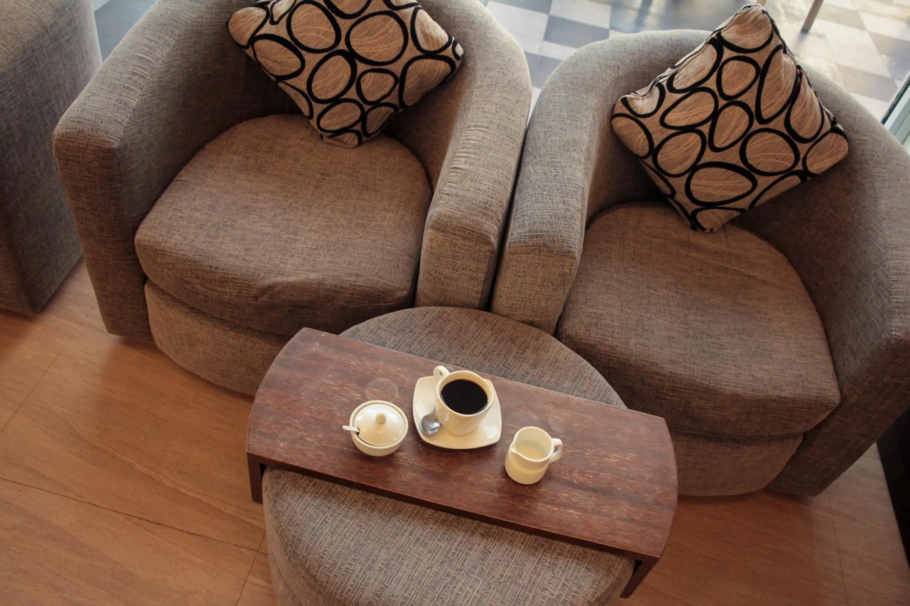 Seating area in Casablanca Suites Near Airport