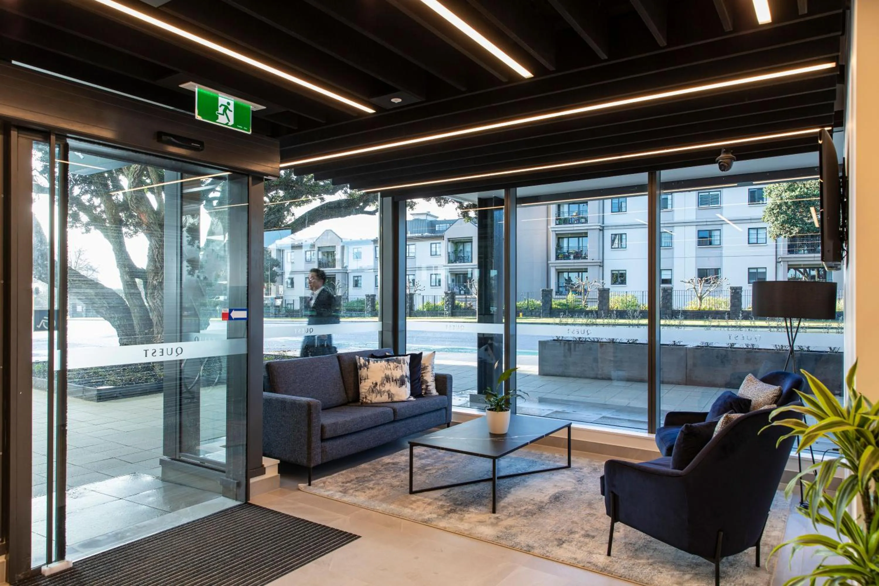 Lobby or reception in Quest Takapuna