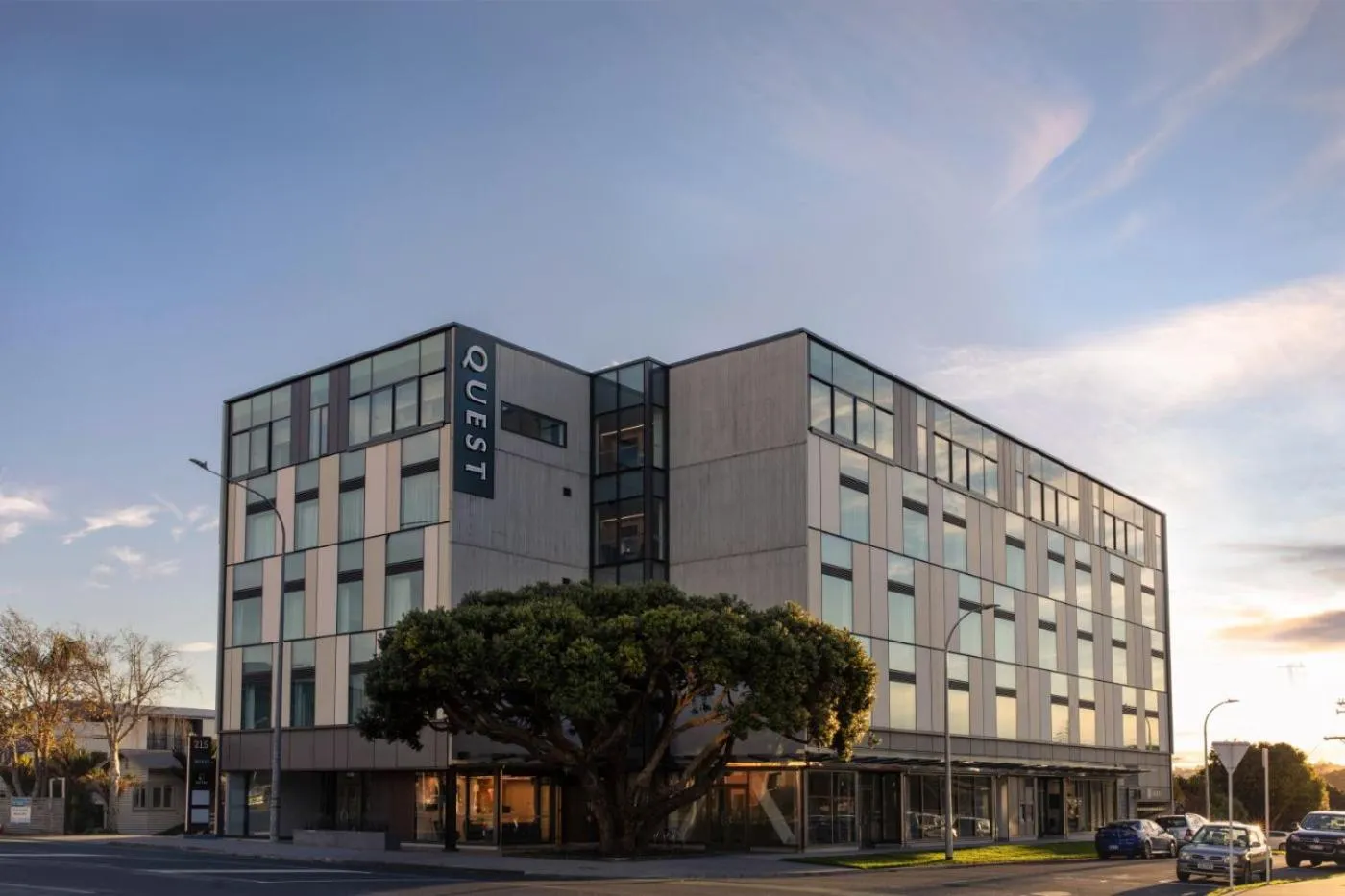 Property building in Quest Takapuna