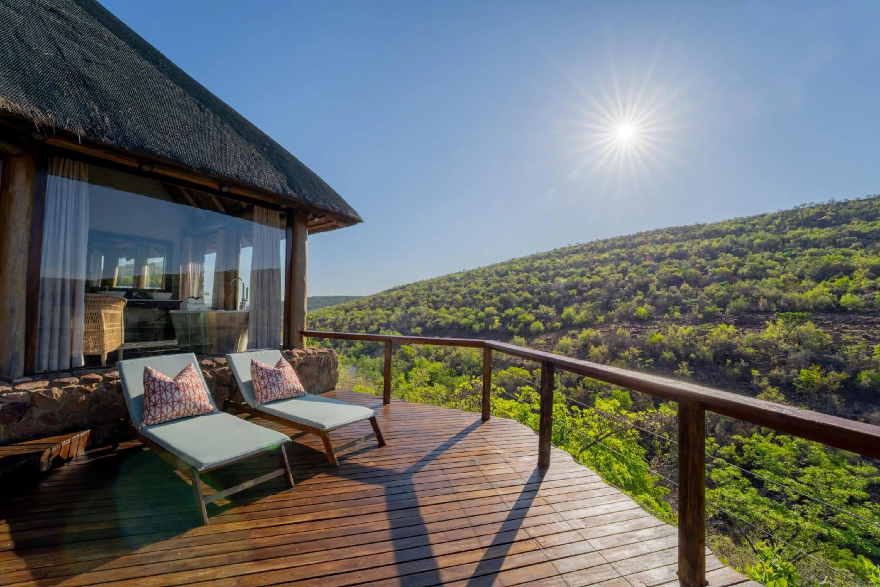 Balcony/Terrace in Sediba Luxury Safari Lodge