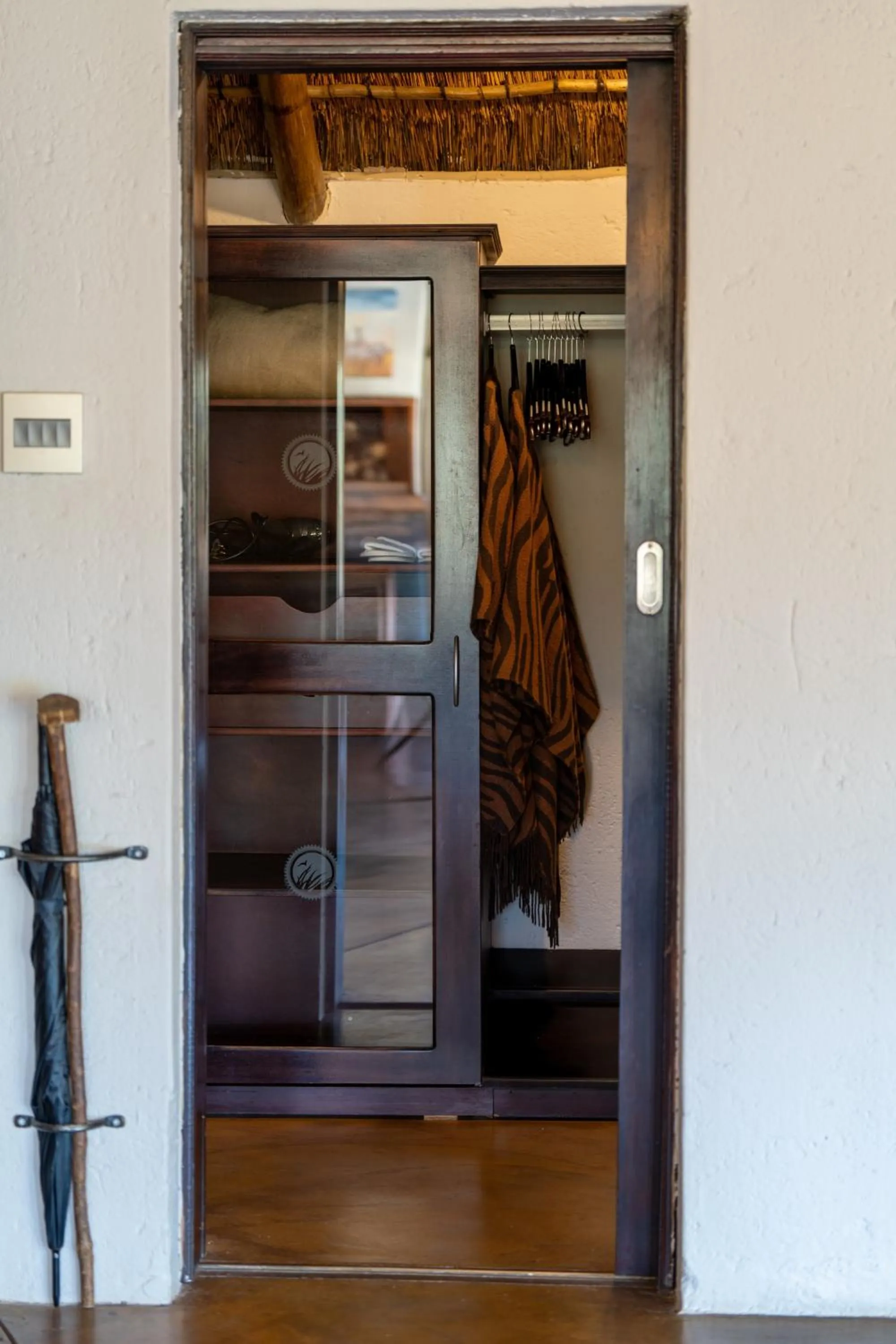 wardrobe in Sediba Luxury Safari Lodge