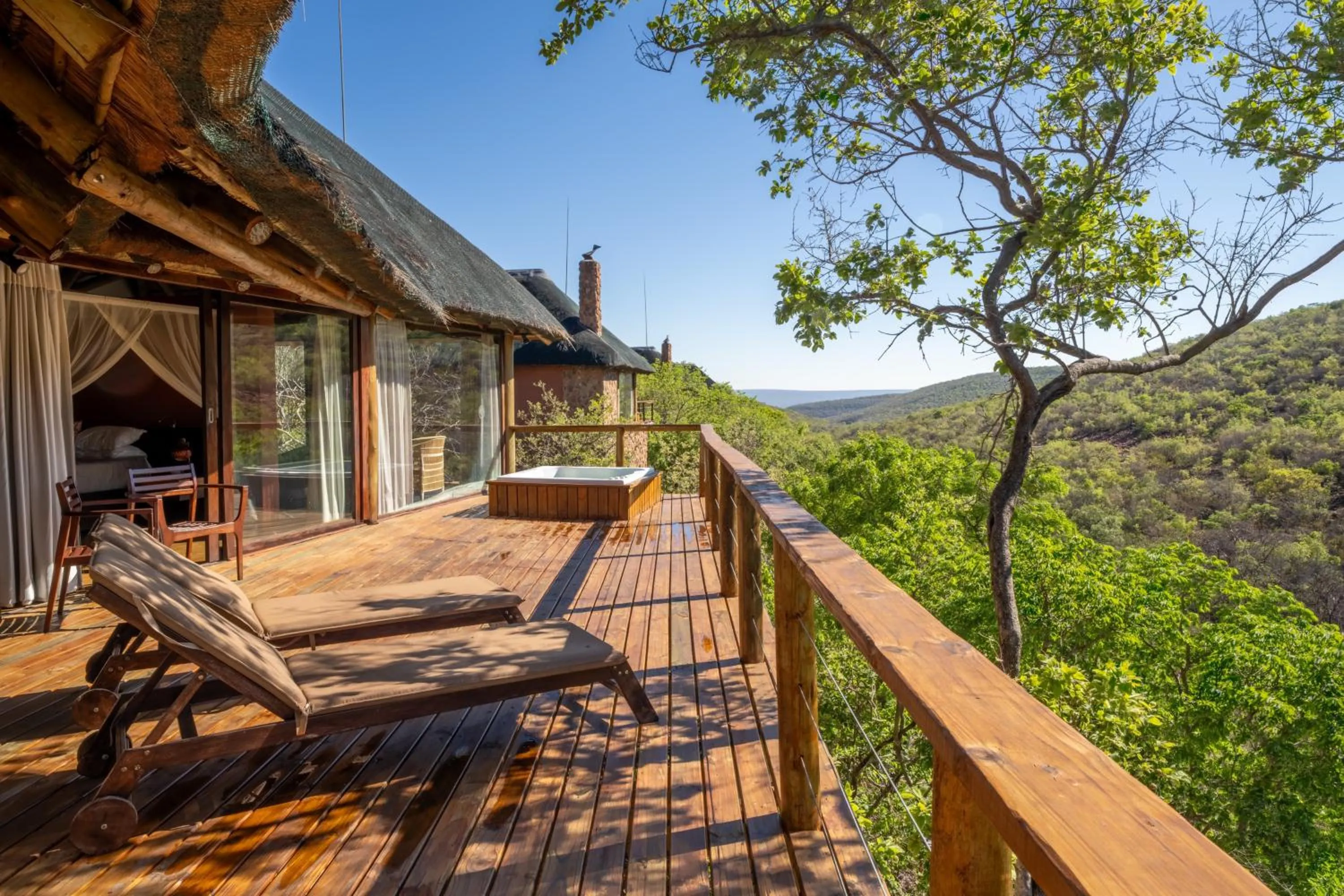 Balcony/Terrace in Sediba Luxury Safari Lodge