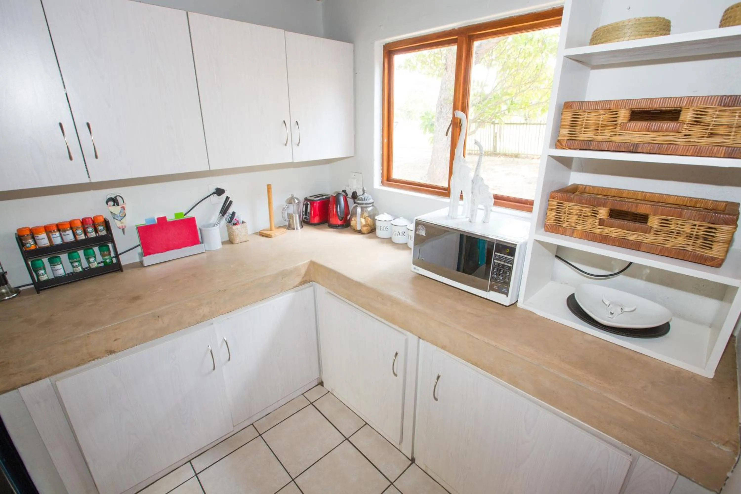 Kitchen or kitchenette in Ngama Tented Safari Lodge