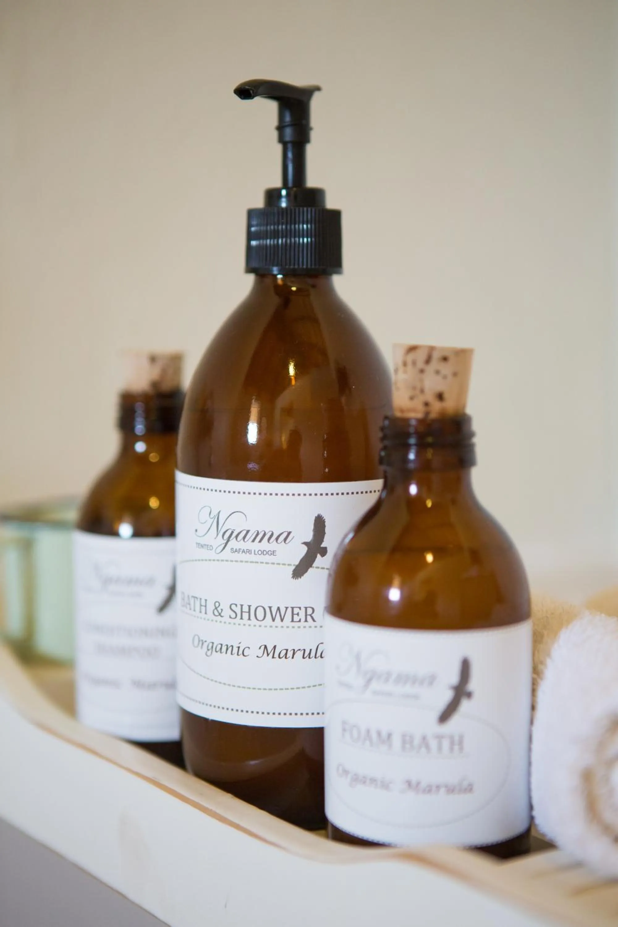 Bathroom in Ngama Tented Safari Lodge