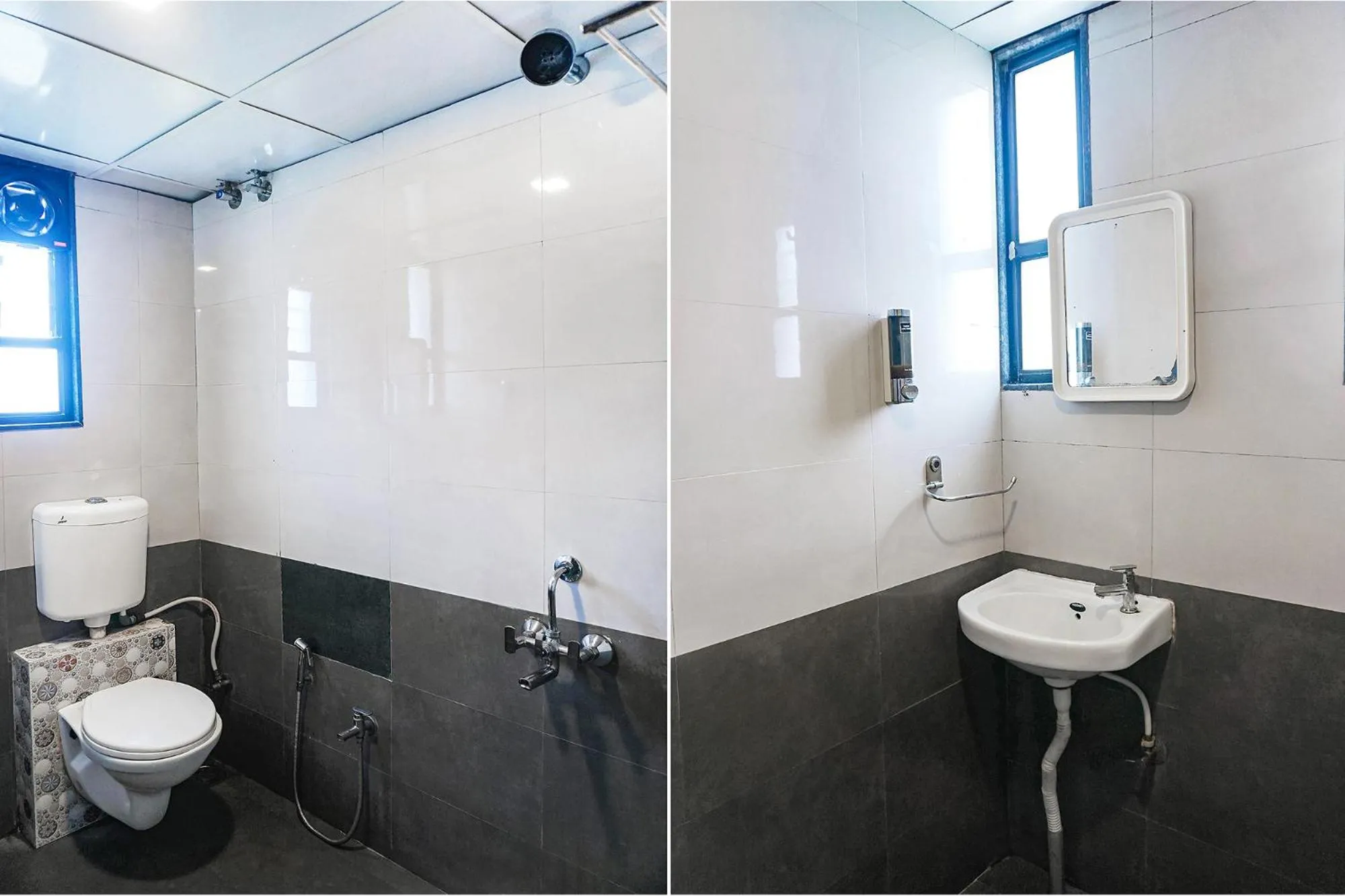 Bathroom in FabHotel Aura Homes - Nr Khandoba Mandir