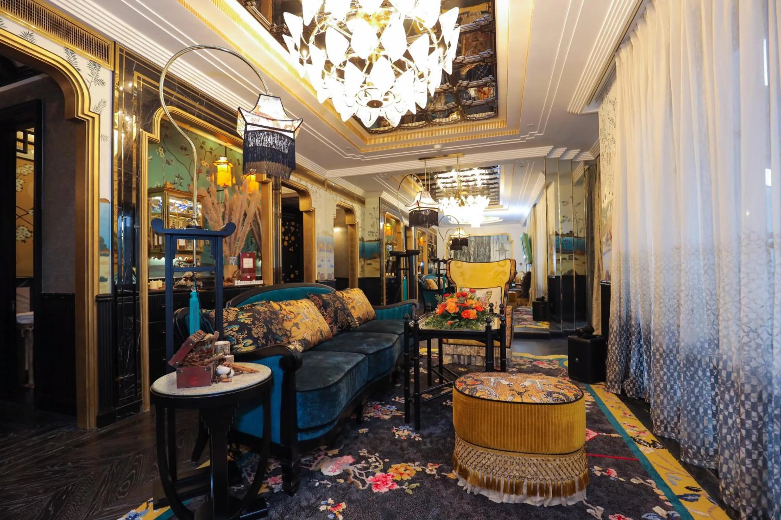 Living room in Capella Hanoi