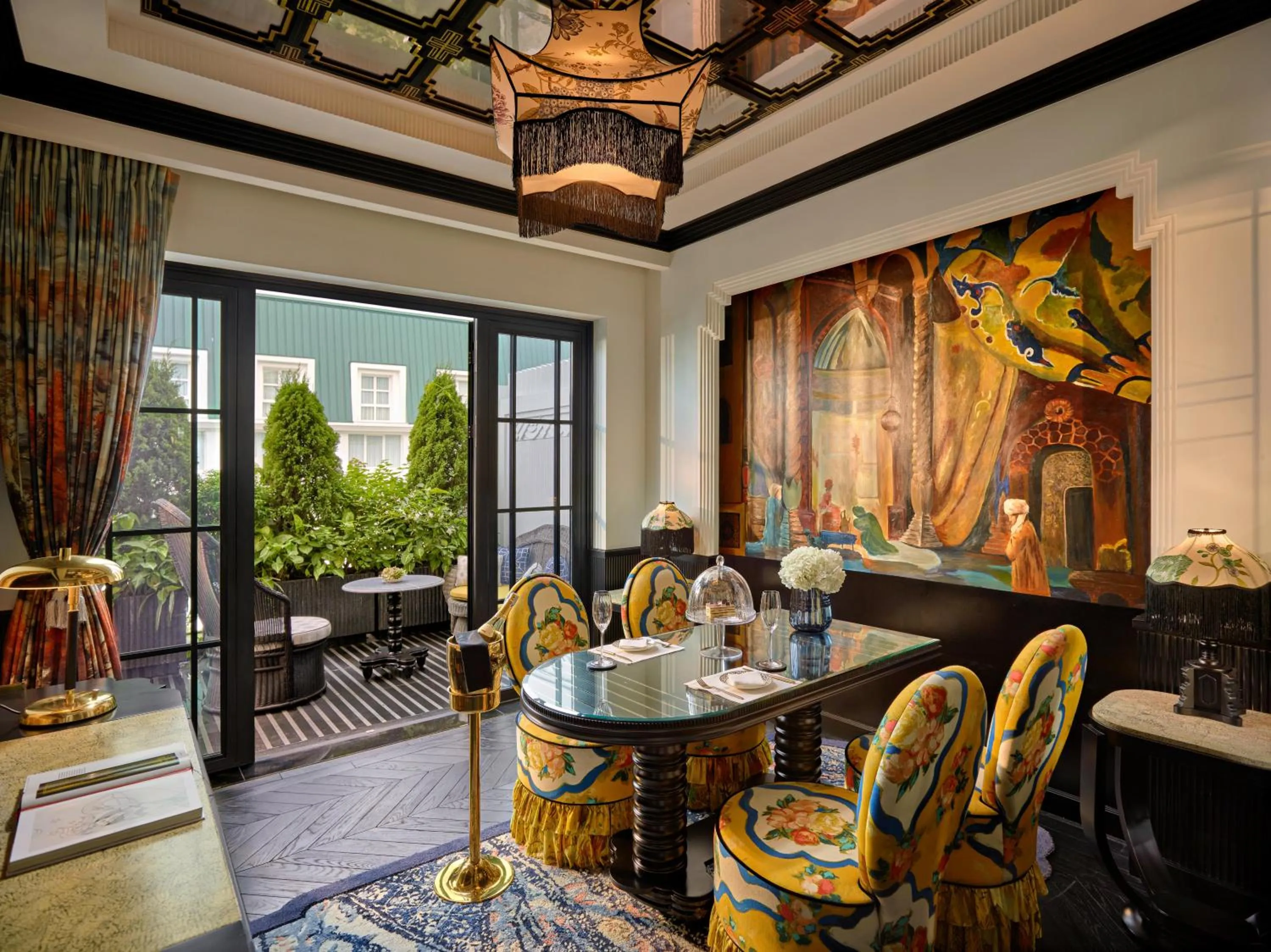 Dining area in Capella Hanoi