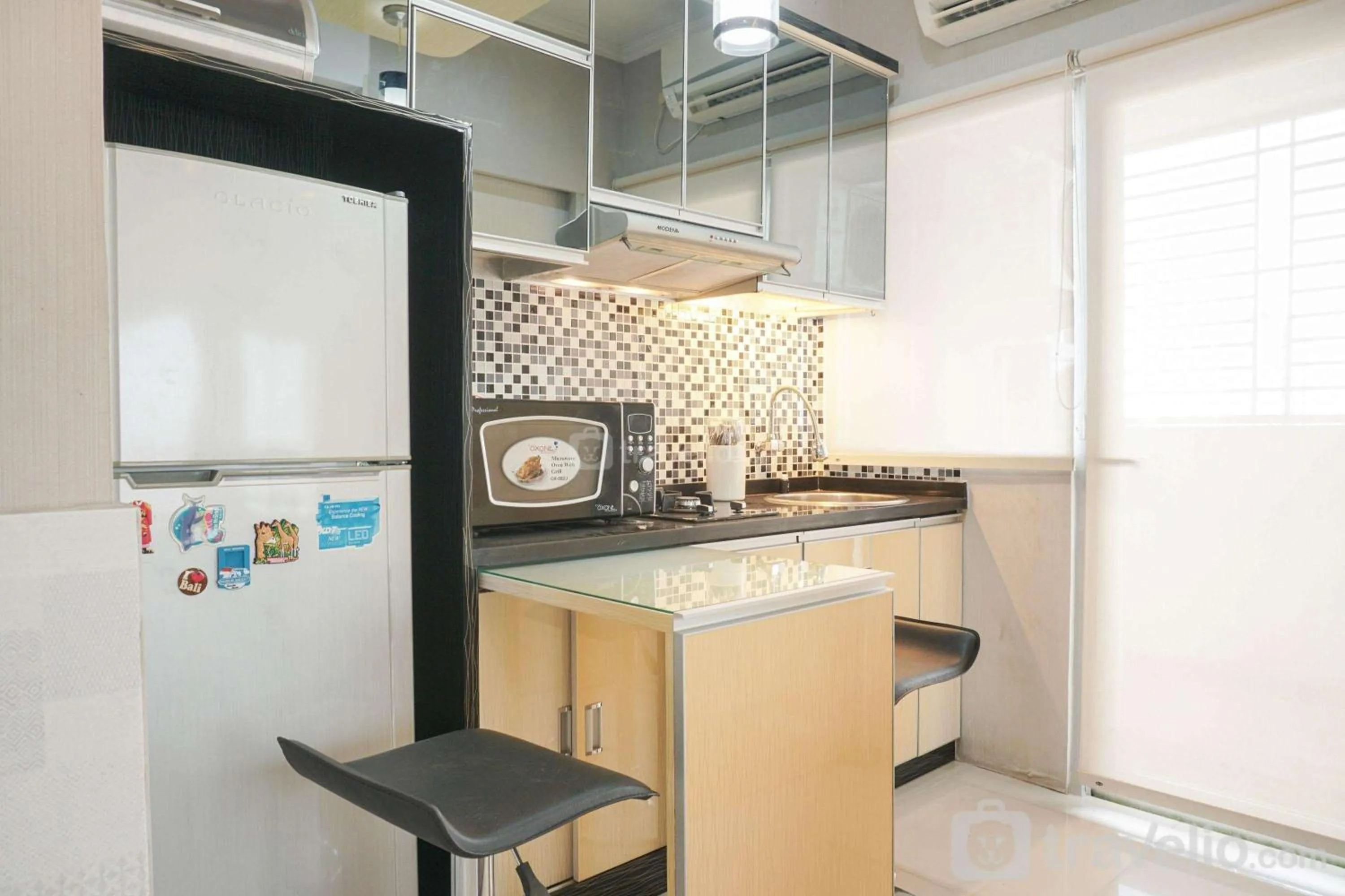 Bed in Beautiful and Comfy 2BR Menteng Square Apartment By Travelio