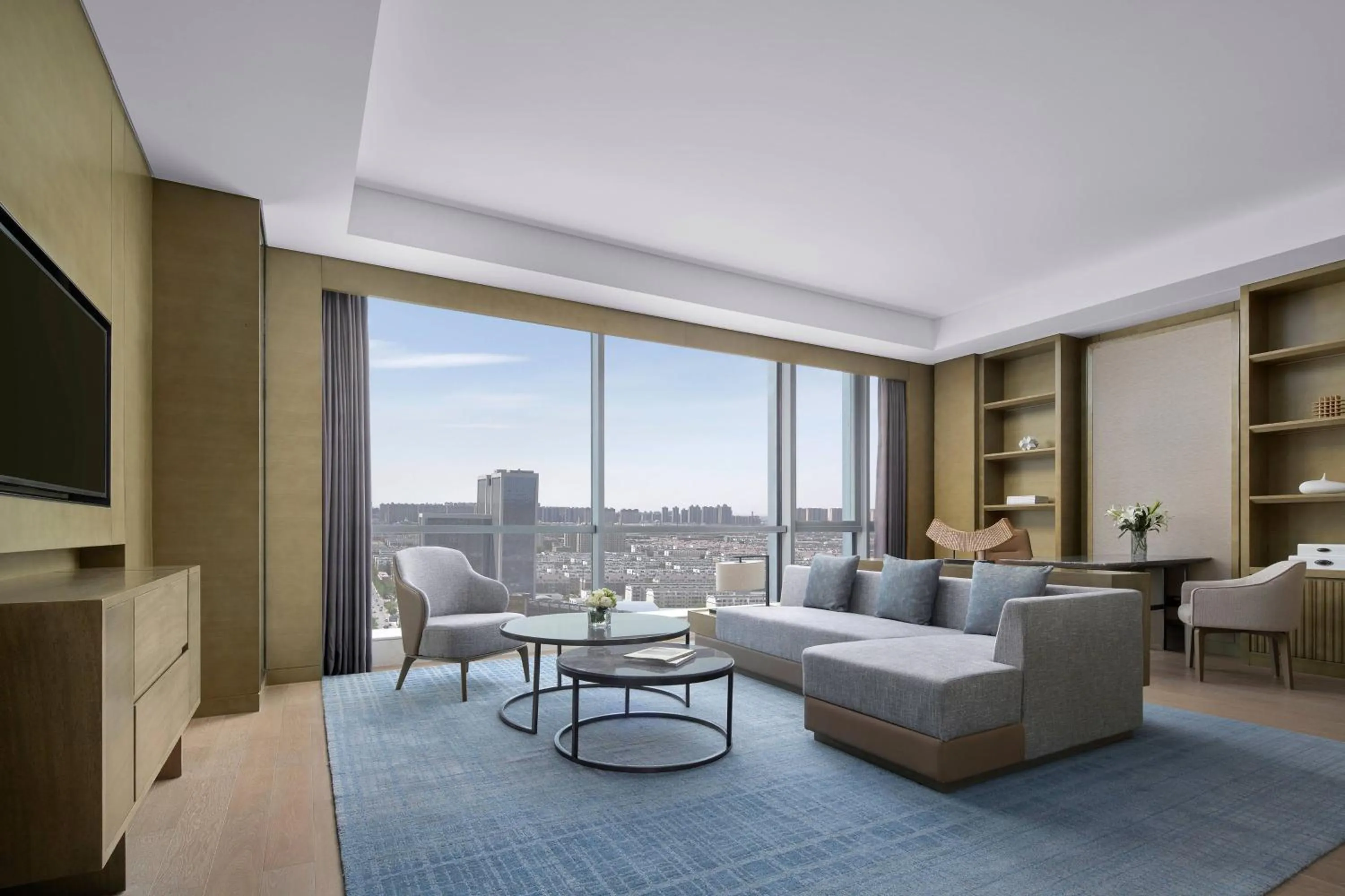 Living room in Baotou Marriott Hotel