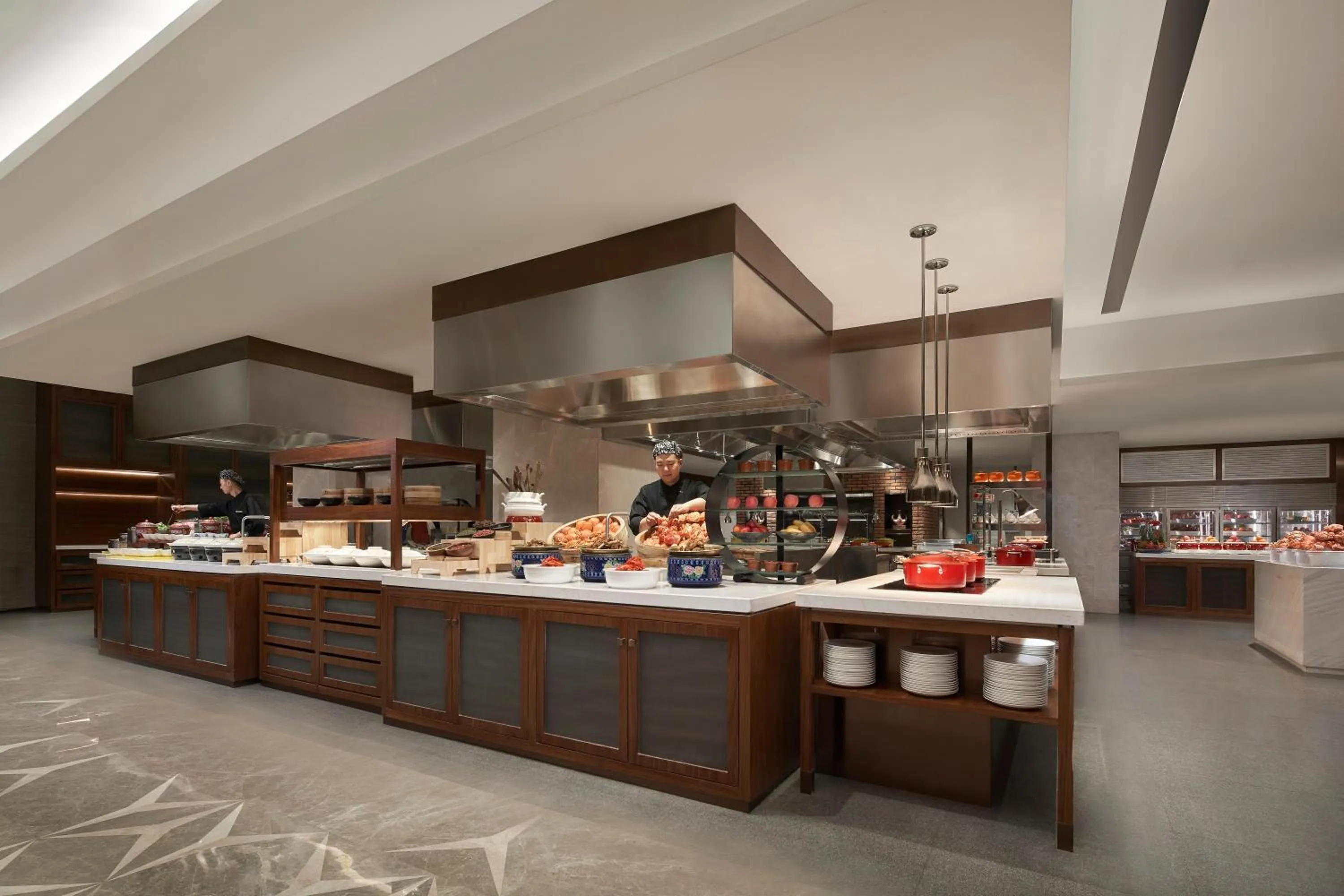 Breakfast in Baotou Marriott Hotel