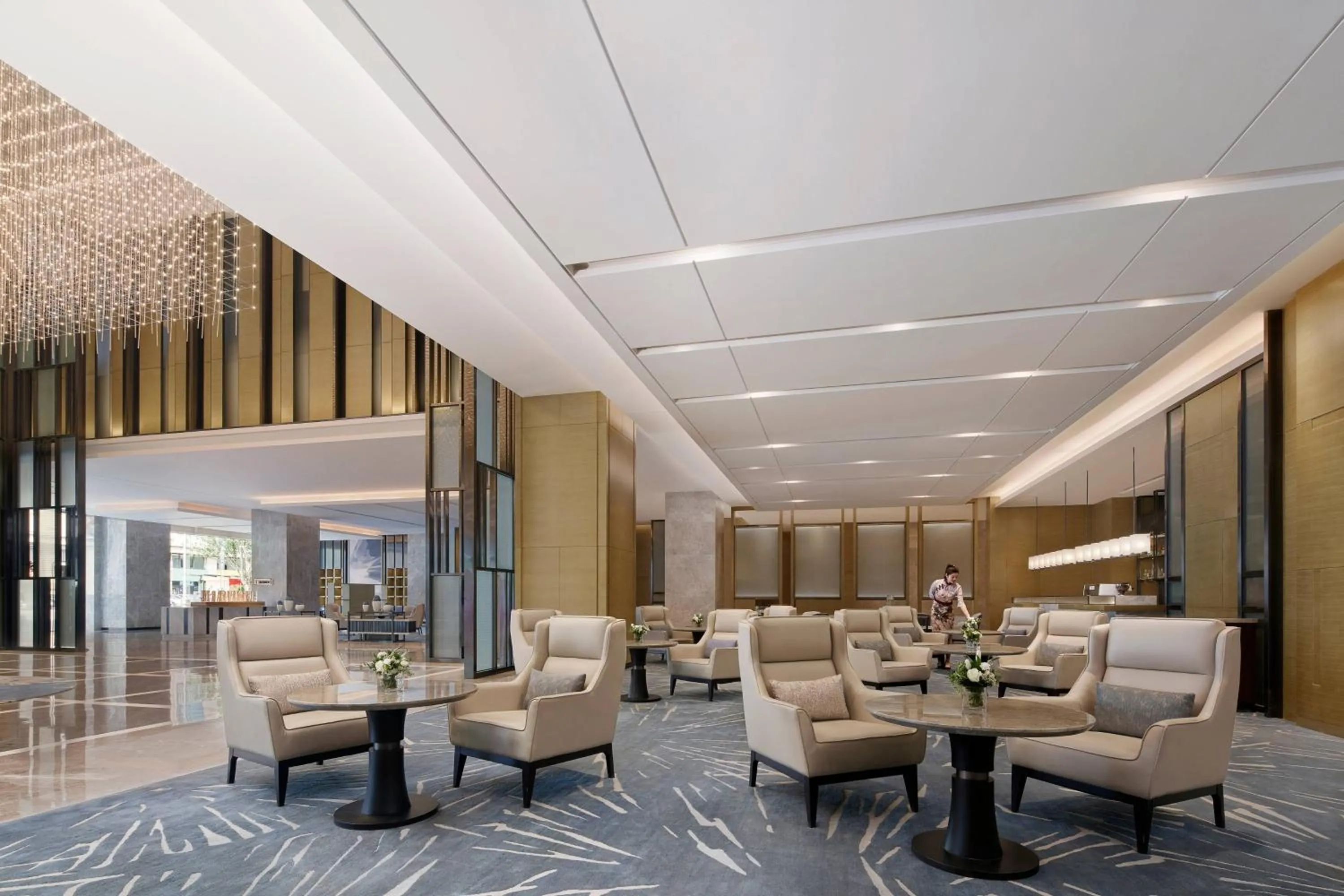 Lounge or bar in Baotou Marriott Hotel