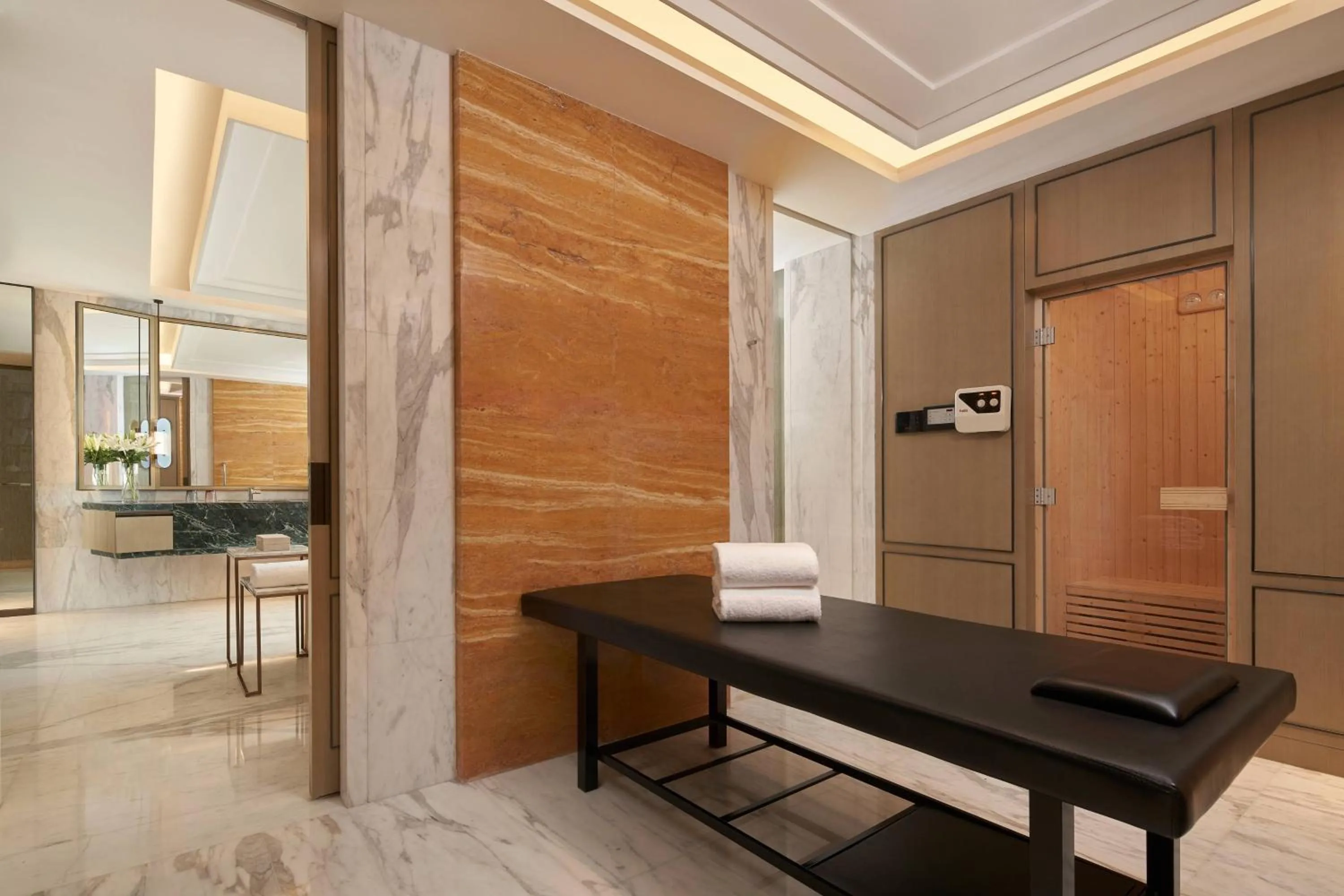 Bathroom in Baotou Marriott Hotel