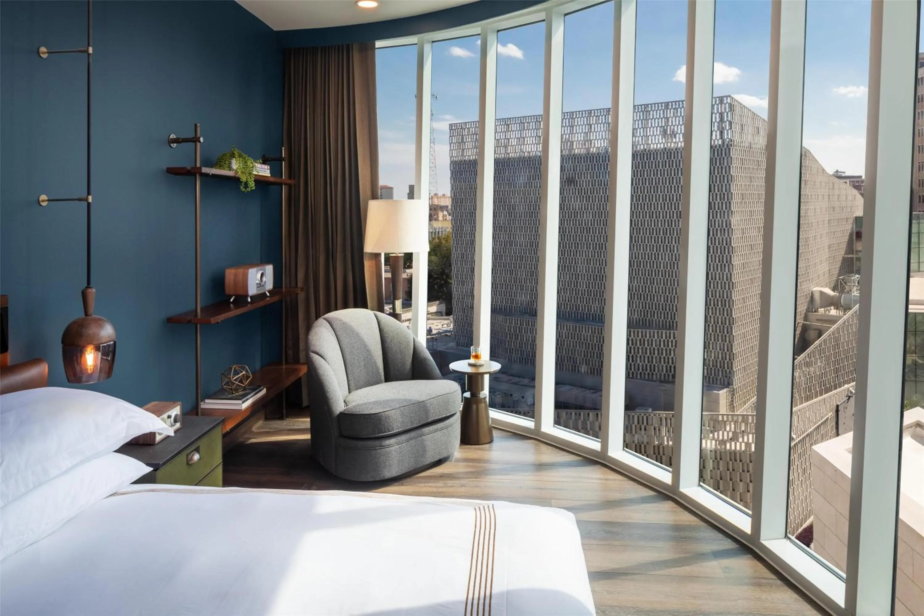 Photo of the whole room, Bed in Thompson San Antonio - Riverwalk, by Hyatt