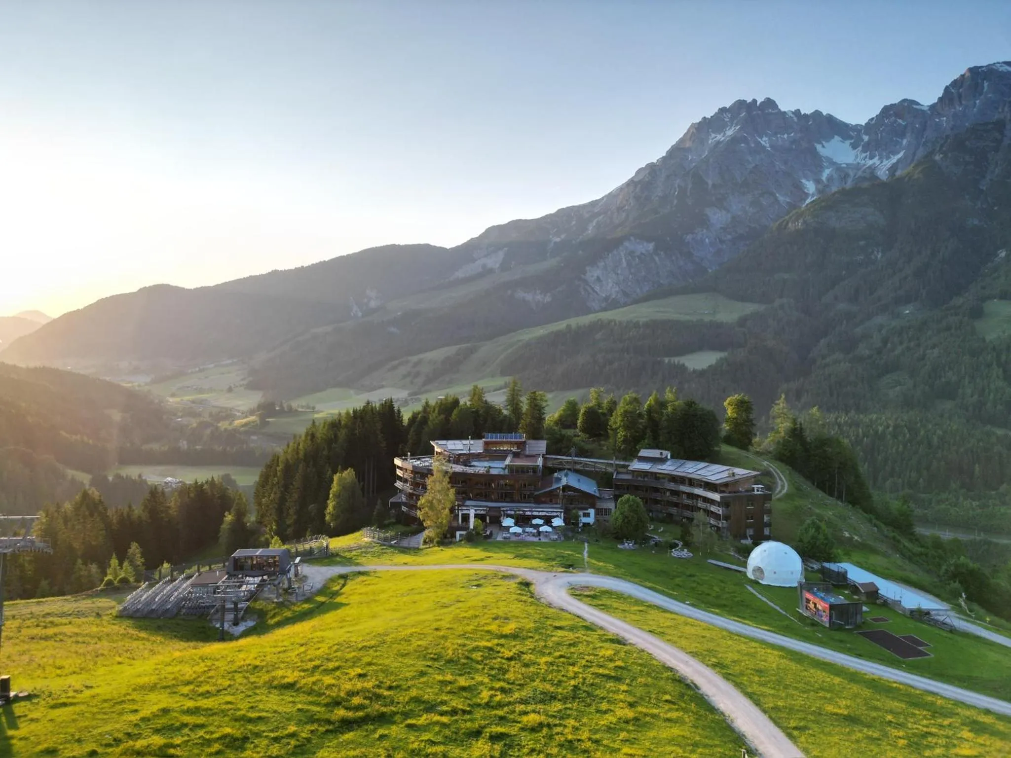 Property building in Holzhotel Forsthofalm